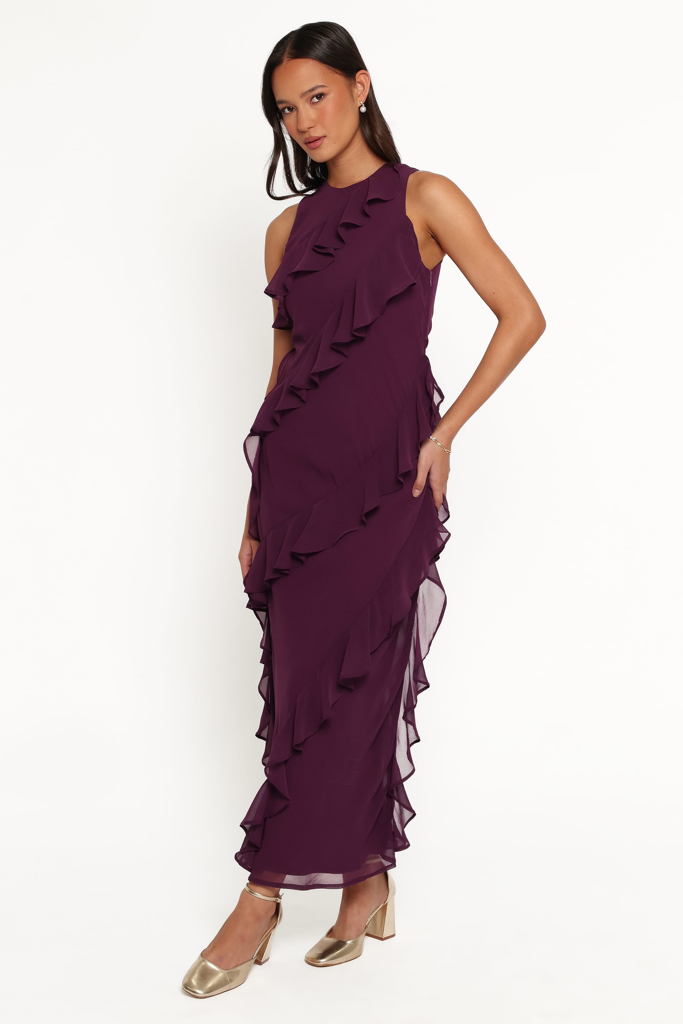 DRESSES Oriella Maxi Dress - Plum