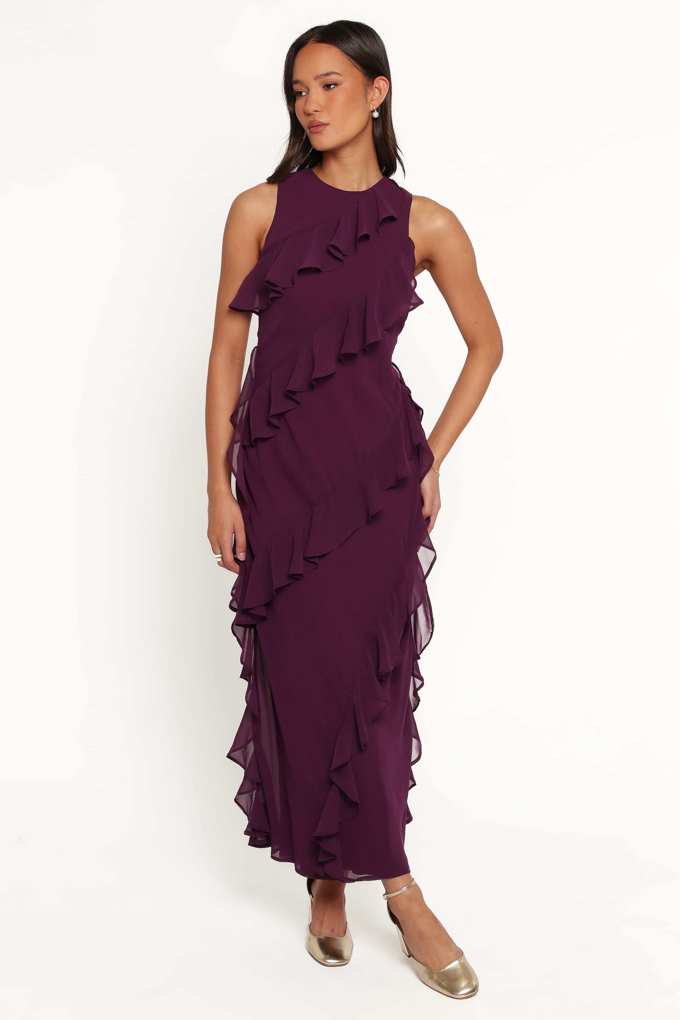 DRESSES Oriella Maxi Dress - Plum