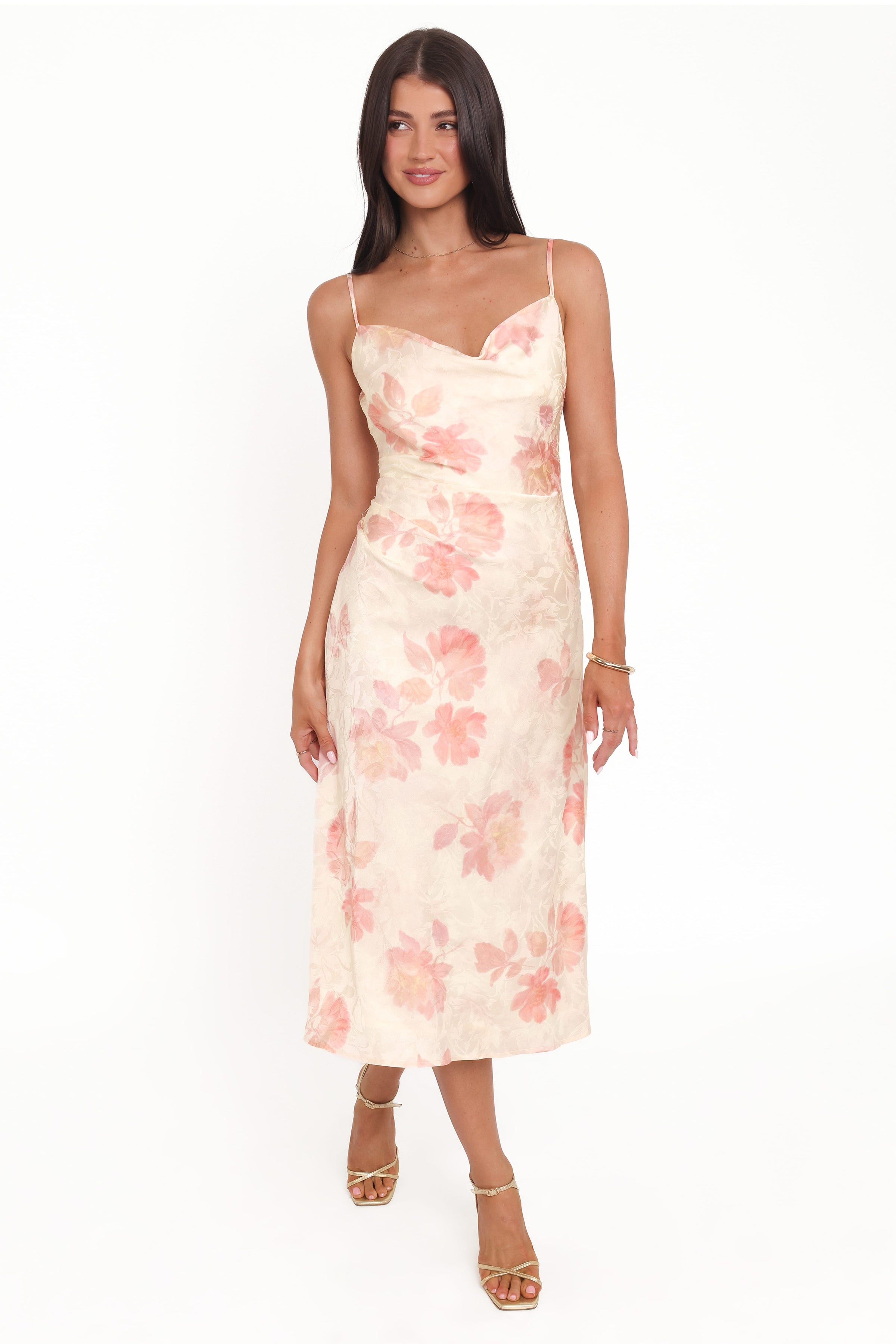 DRESSES Sandrine Midi Dress - Pink Floral