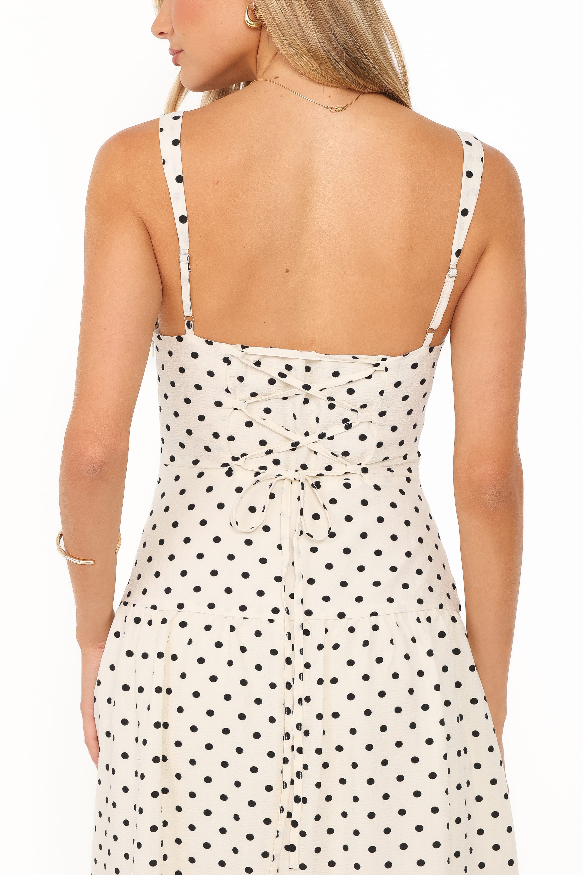 DRESSES Sophina Midi Dress - Black Polka Dot