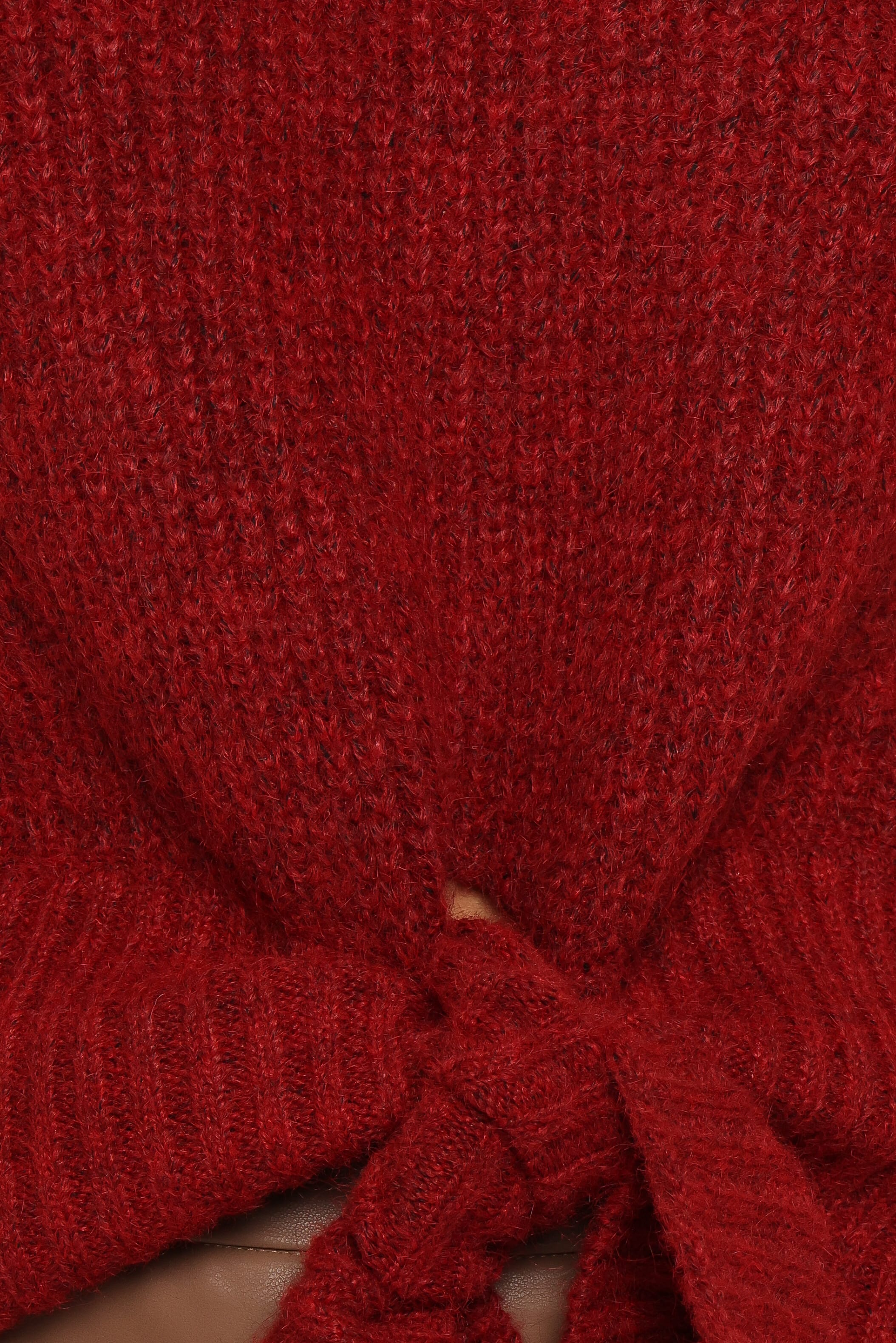 KNITWEAR Captivate Knit Sweater - Red