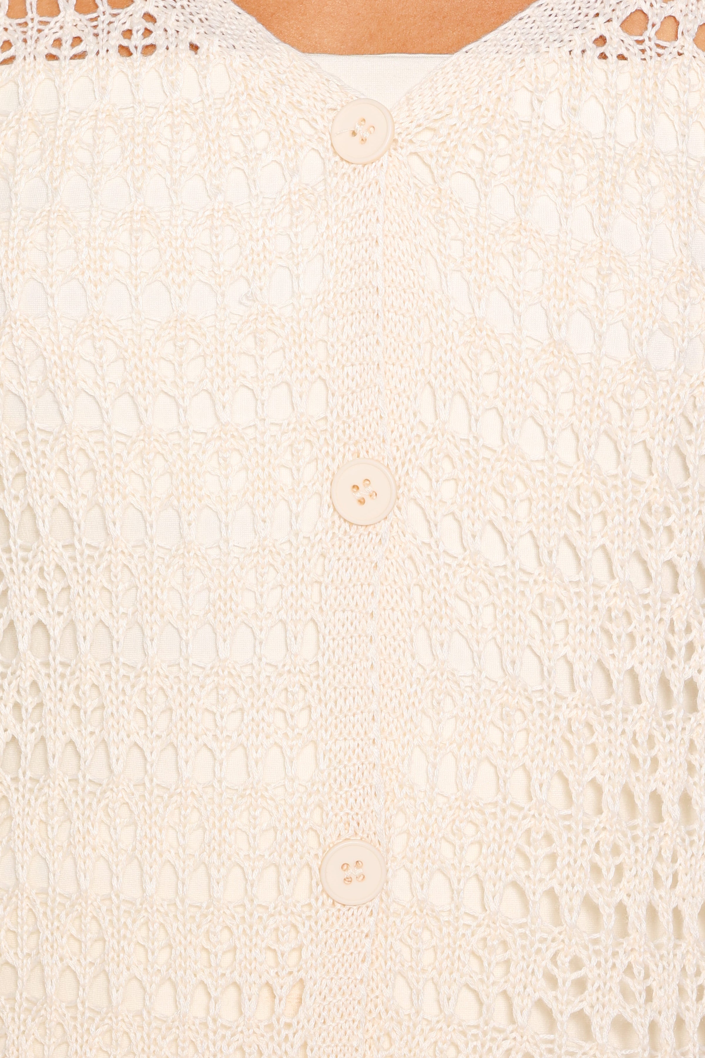 KNITWEAR Lorelle Pointelle Cardigan - Butter Yellow