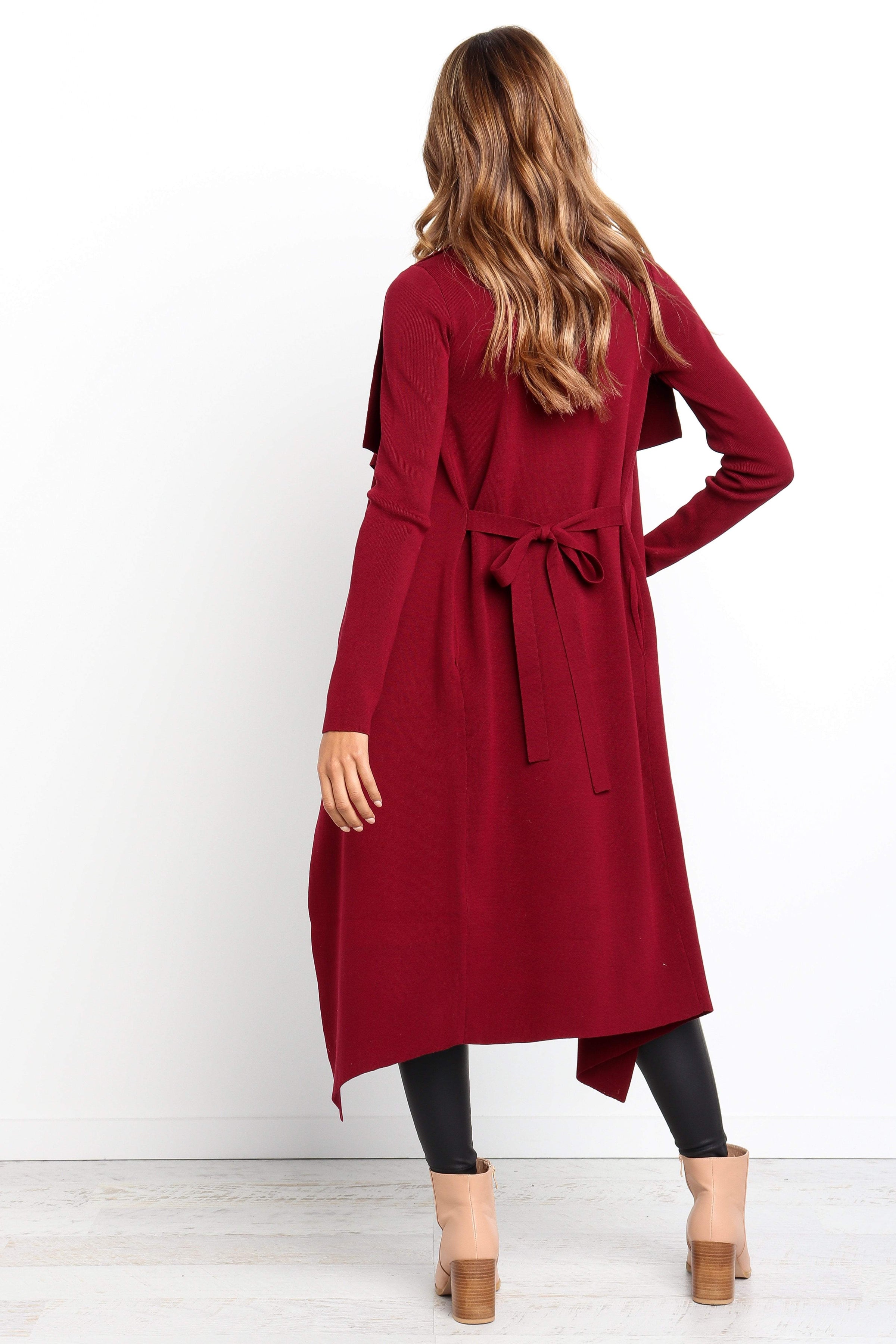 OUTERWEAR Audrina Cardigan - Berry