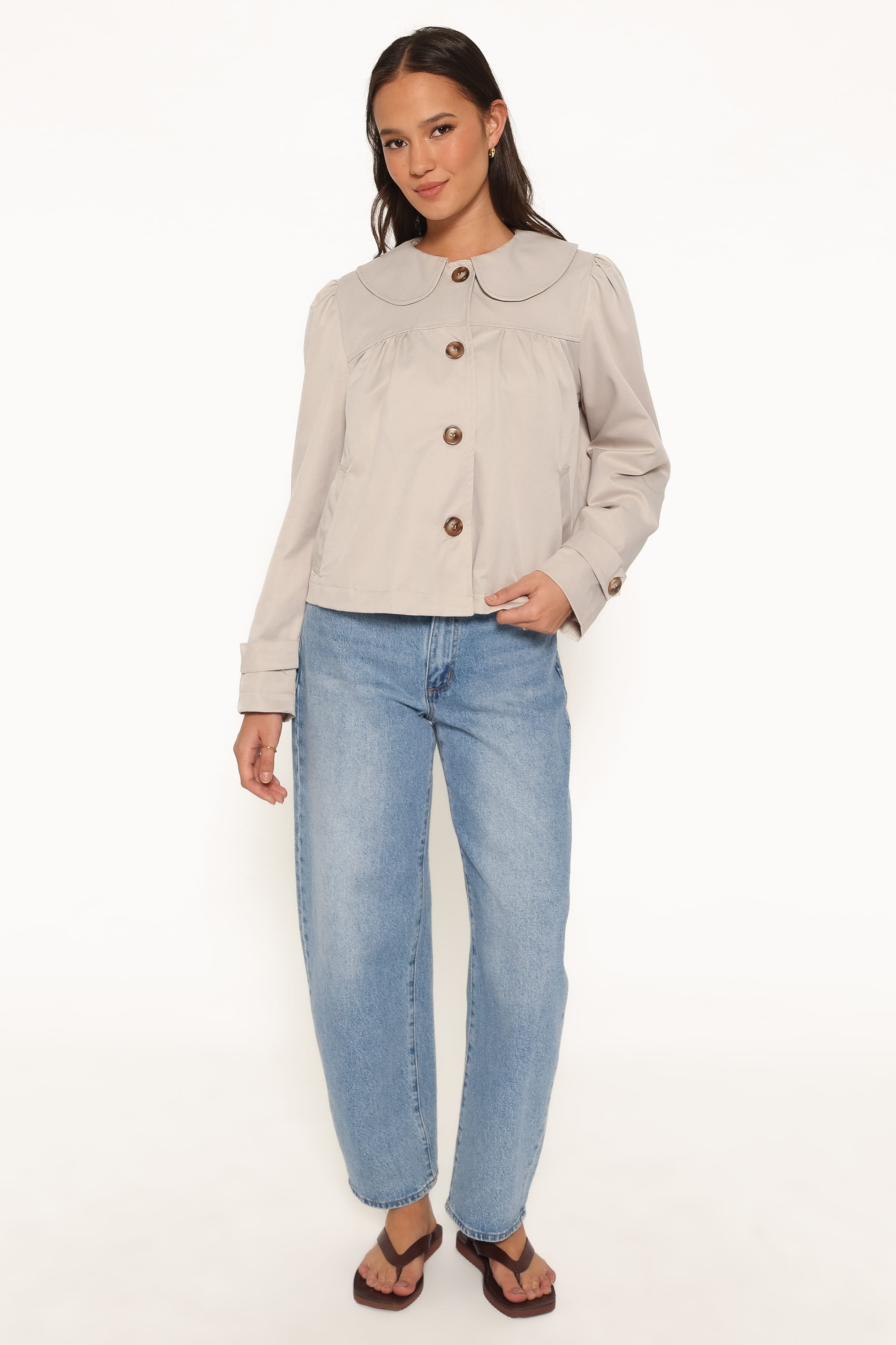 OUTERWEAR Tallara Trench Jacket - Beige