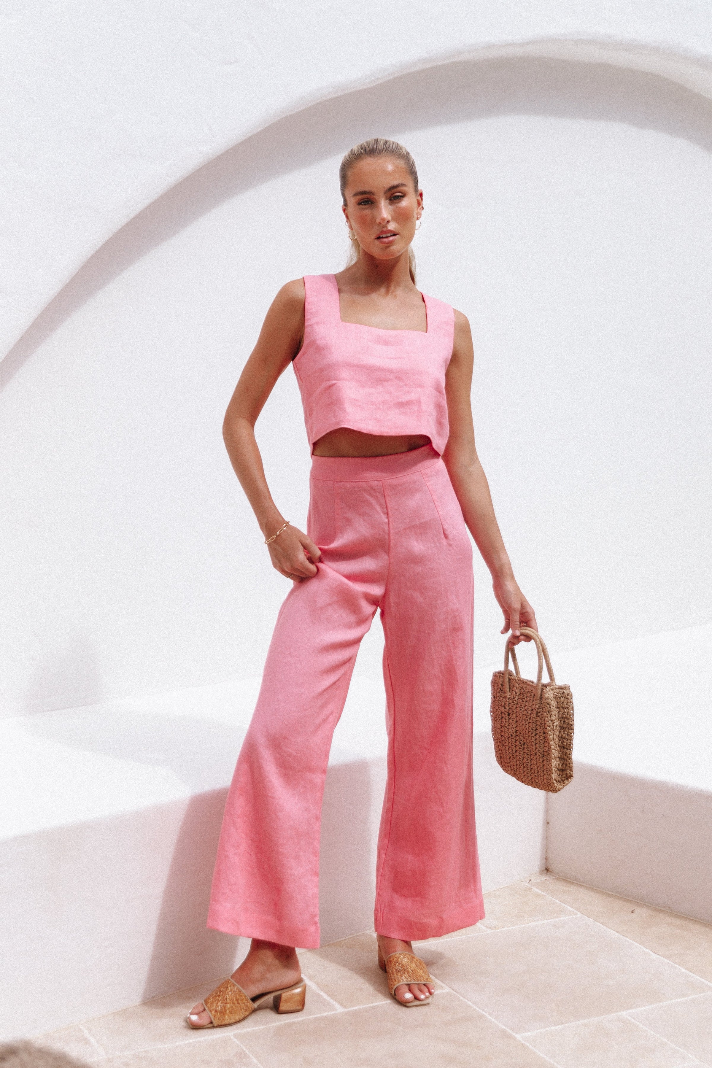 BOTTOMS Devlin Pant - Pink