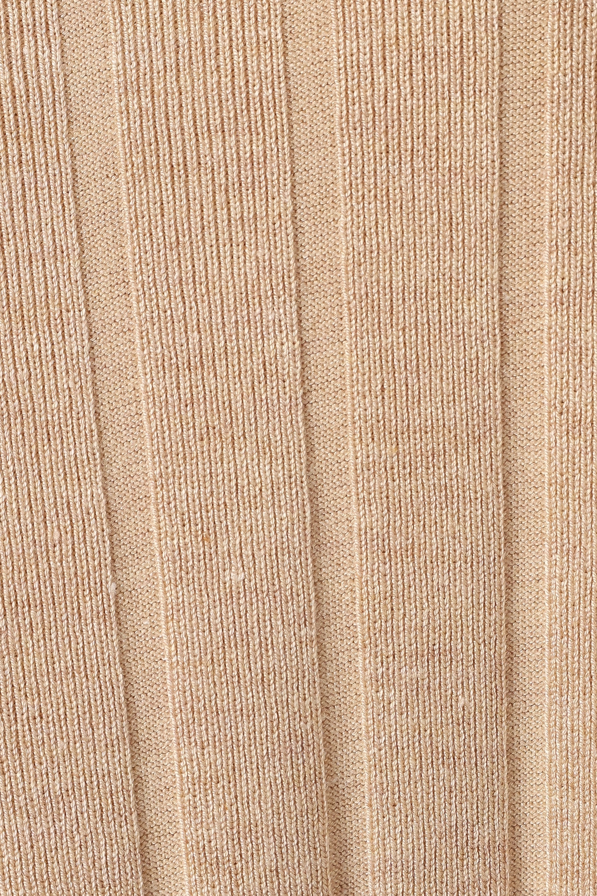 SETS @Silvie Short Sleeve Knitted Set - Beige (Hold for Winter Essentials)