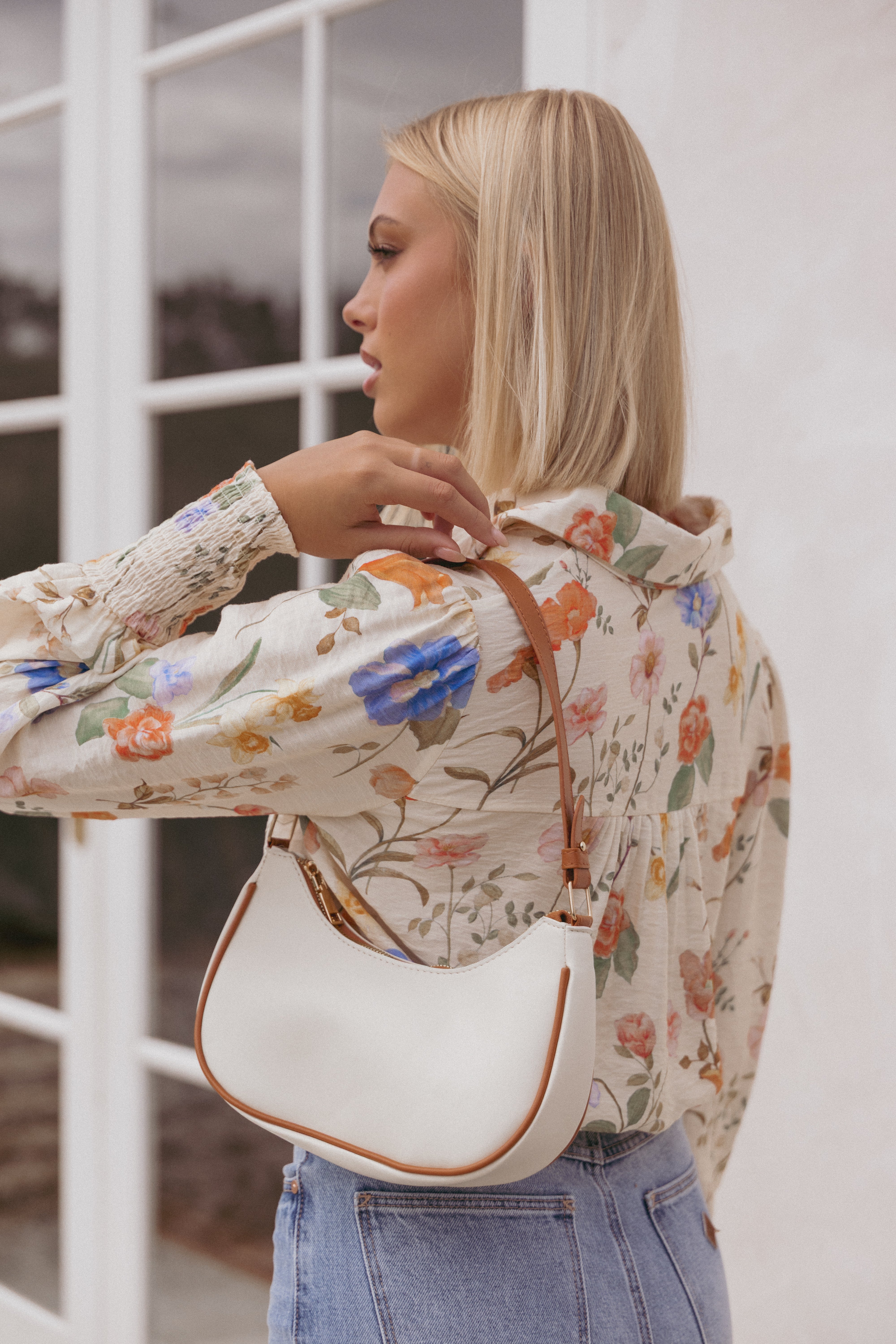 Petal and Pup USA ACCESSORIES Alessandra Handbag - White One Size