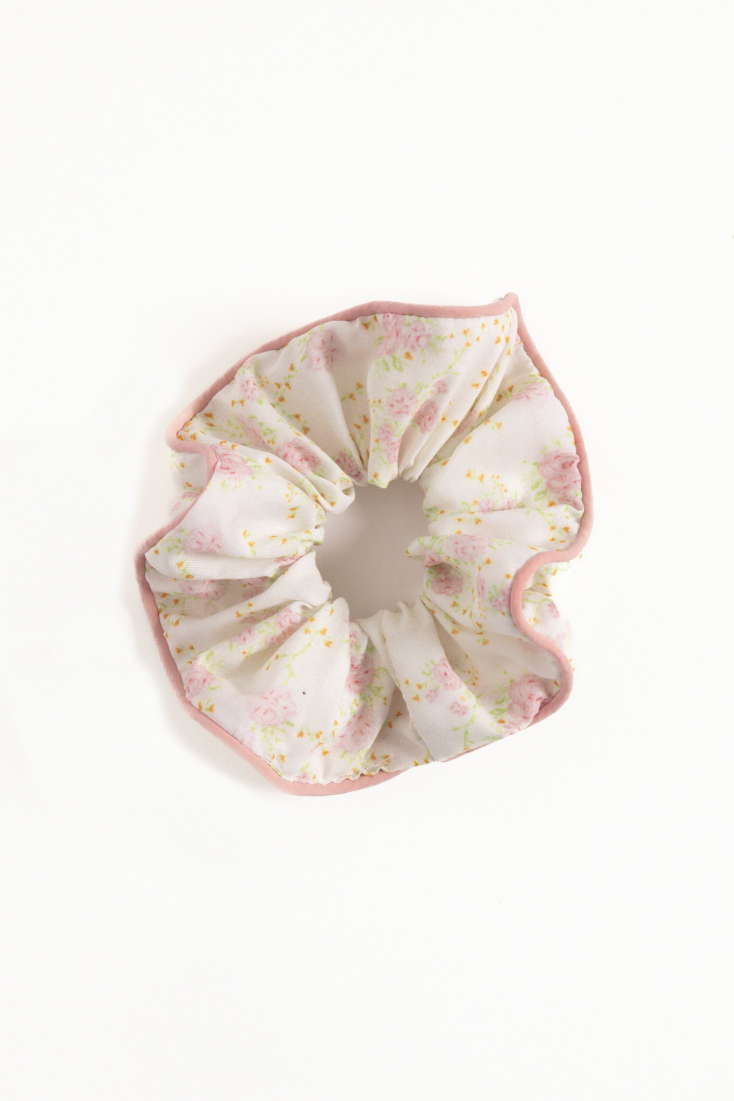 Petal and Pup USA ACCESSORIES Amira Scrunchie - Pink Floral One Size