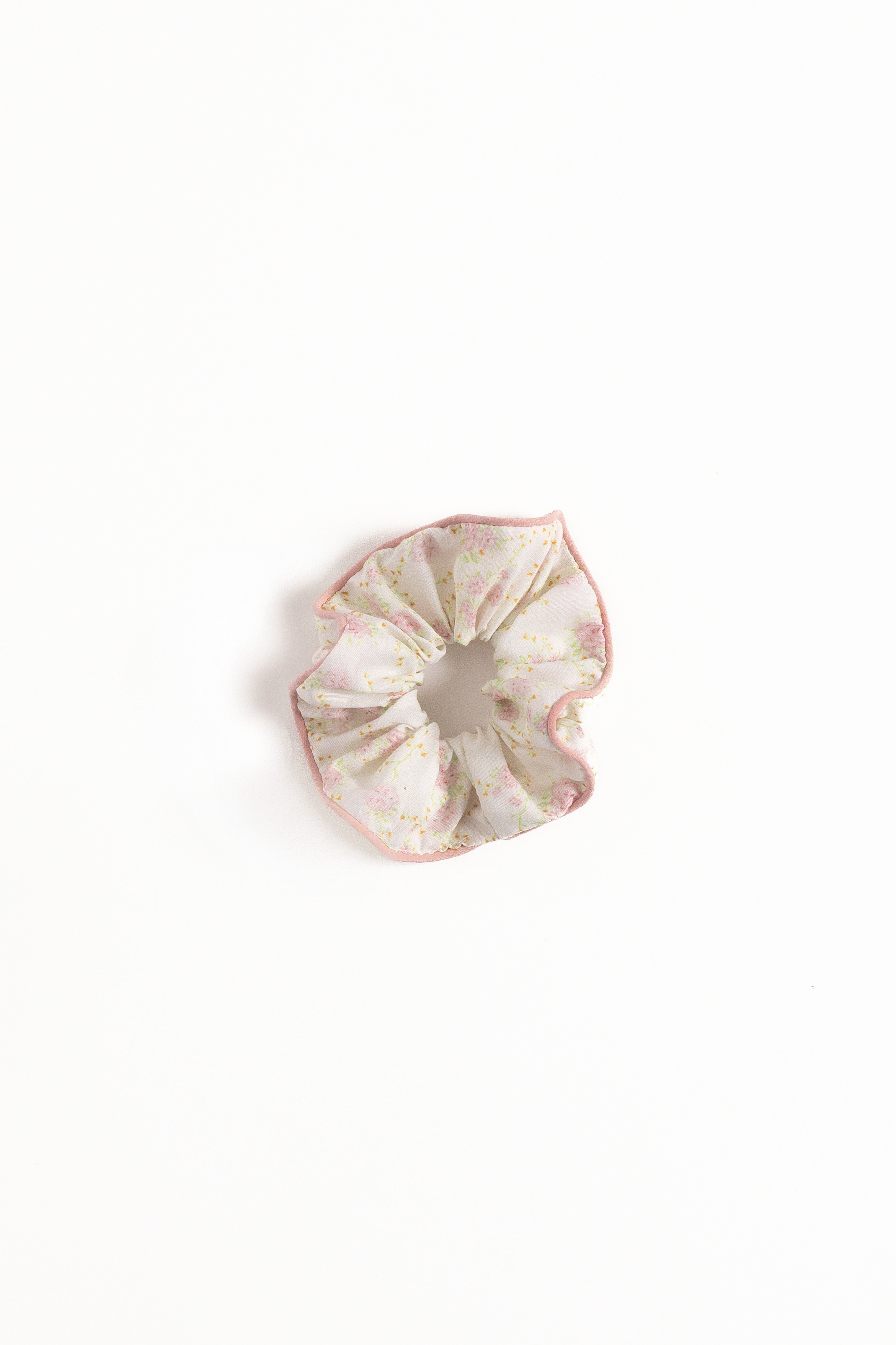 Petal and Pup USA ACCESSORIES Amira Scrunchie - Pink Floral One Size