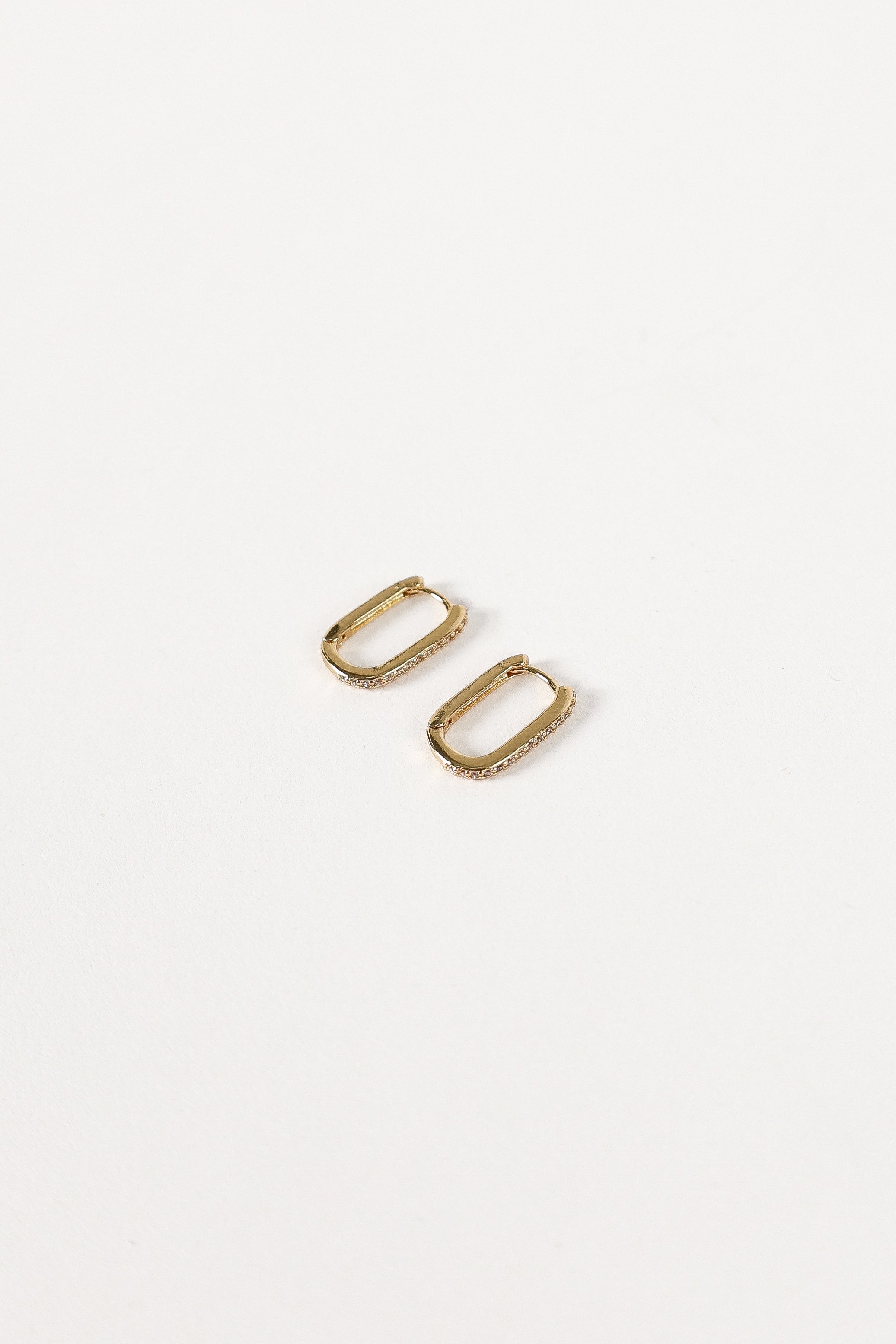 Petal and Pup USA ACCESSORIES Anisa Hoop Earrings - Gold One Size
