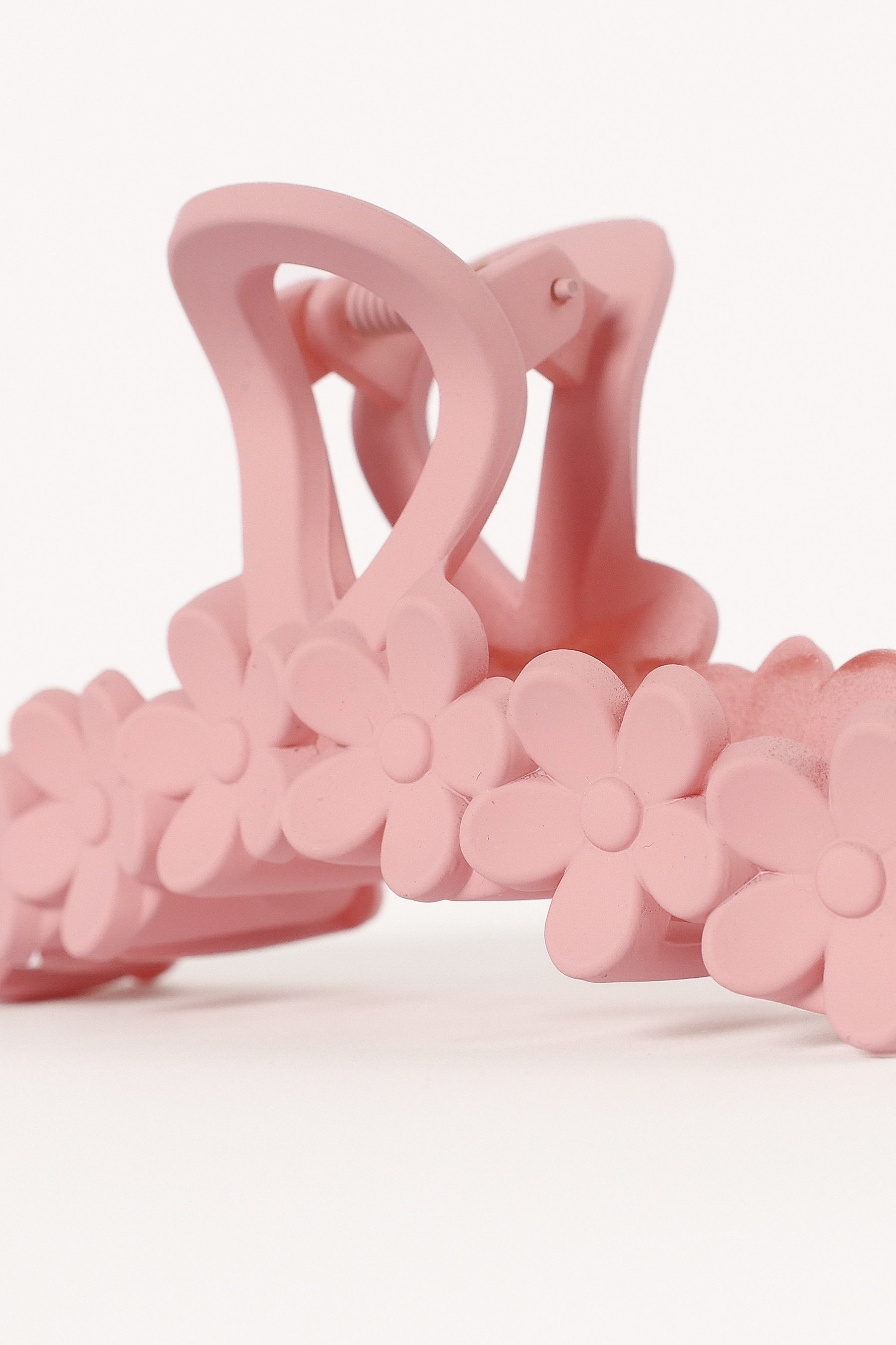 Petal and Pup USA ACCESSORIES Annie Floral Hair Clip - Pink One Size