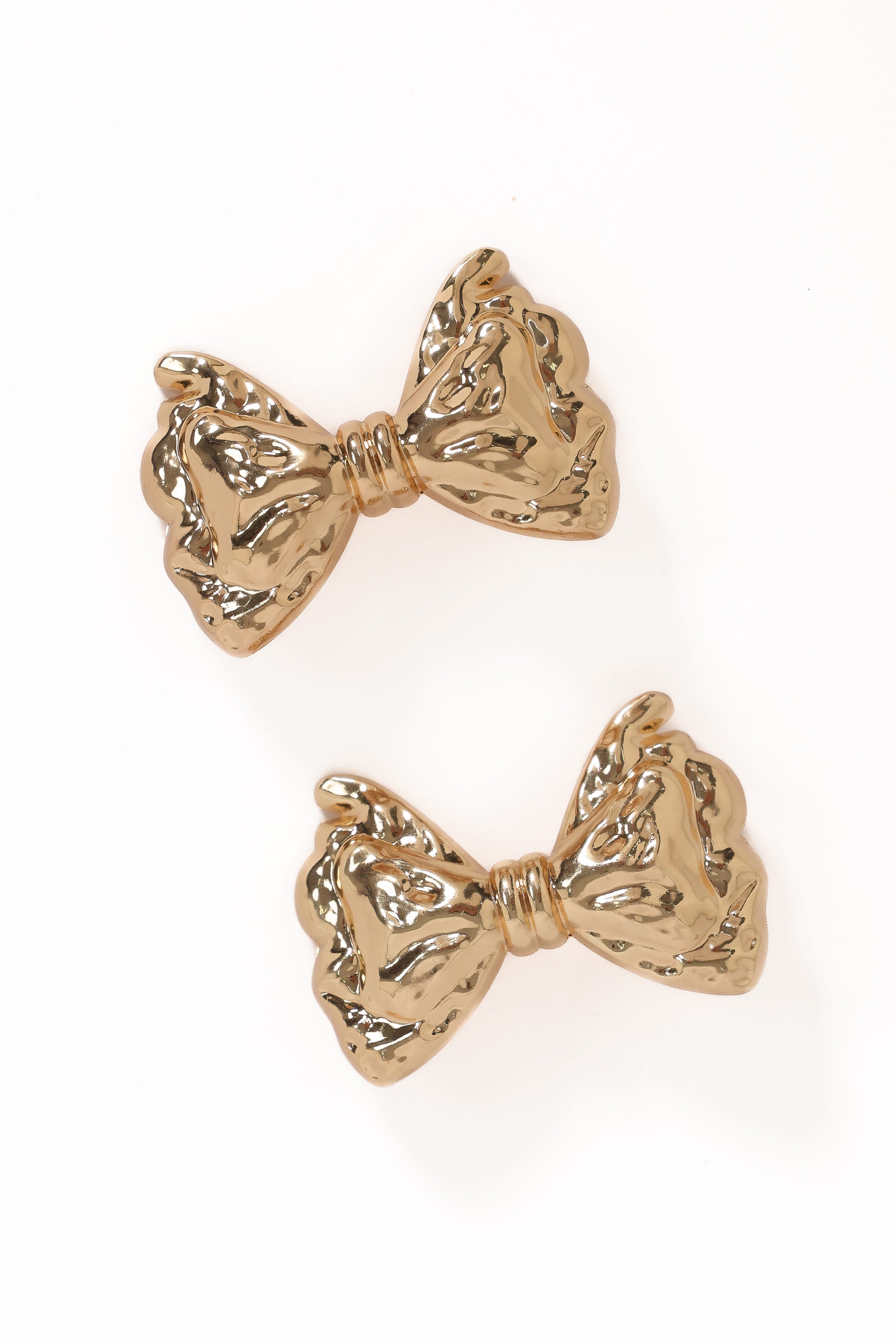 Petal and Pup USA ACCESSORIES Aspen Hair Bow Set - Gold One Size