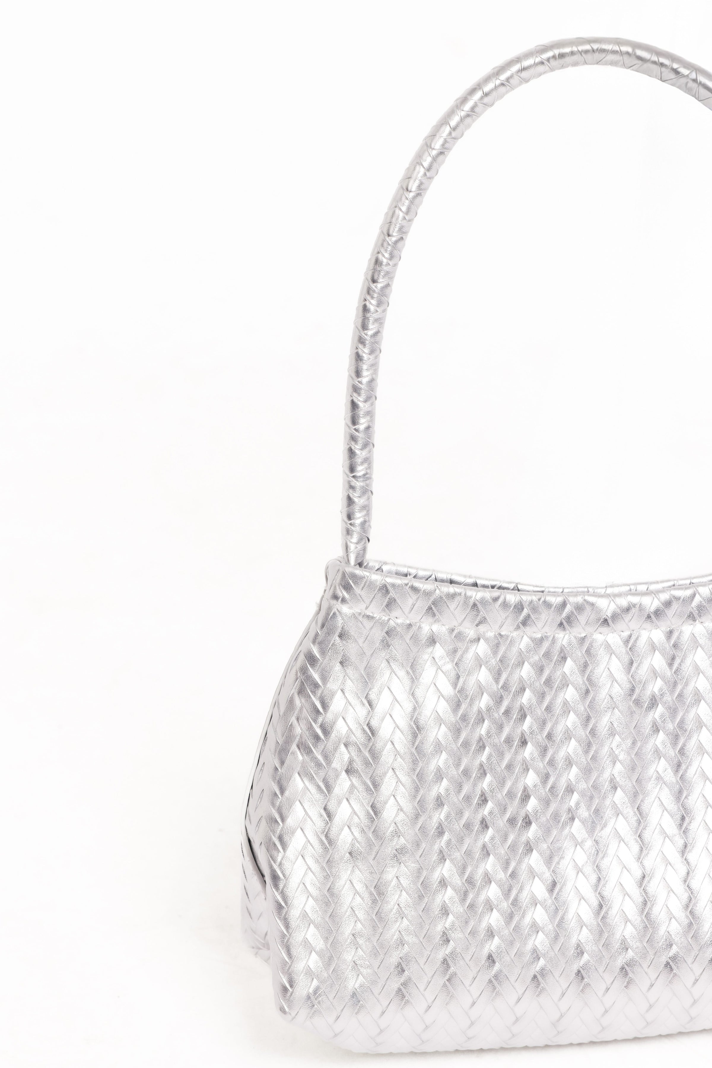 Petal and Pup USA ACCESSORIES Augustine Handbag - Silver One Size