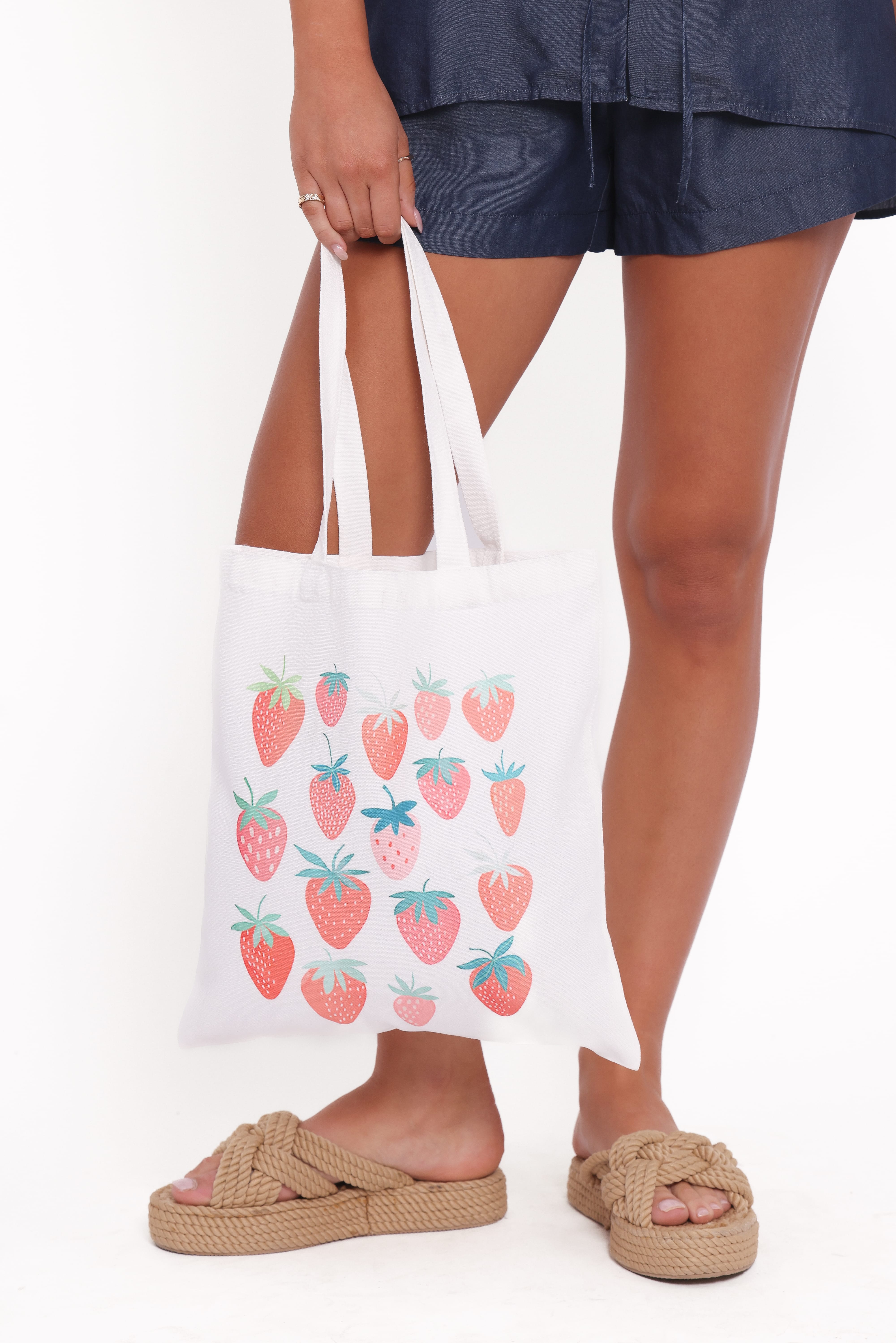Petal and Pup USA ACCESSORIES Billie Tote Bag - White One Size