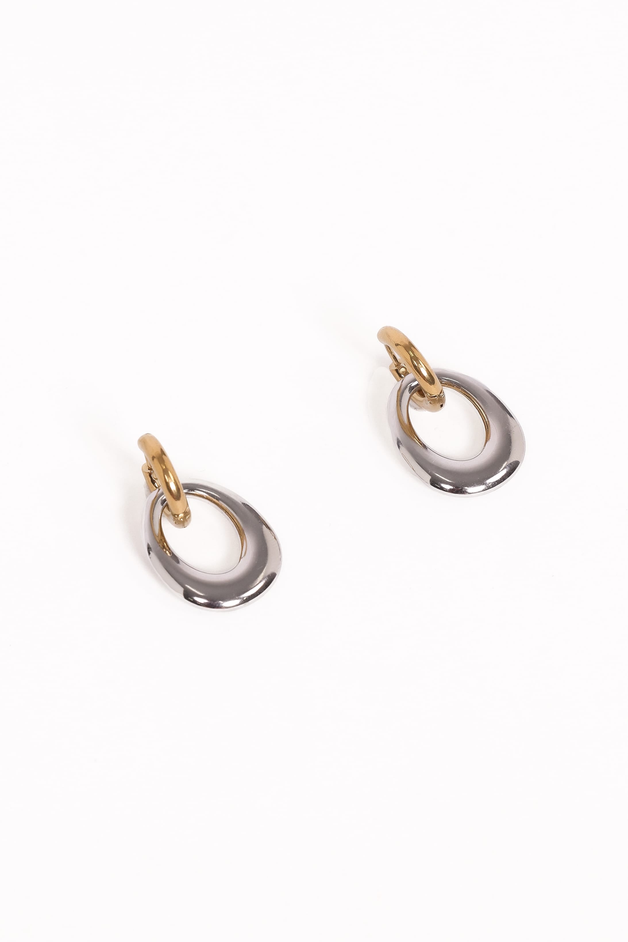 Petal and Pup USA ACCESSORIES Bowman Earrings - Gold/Silver One Size