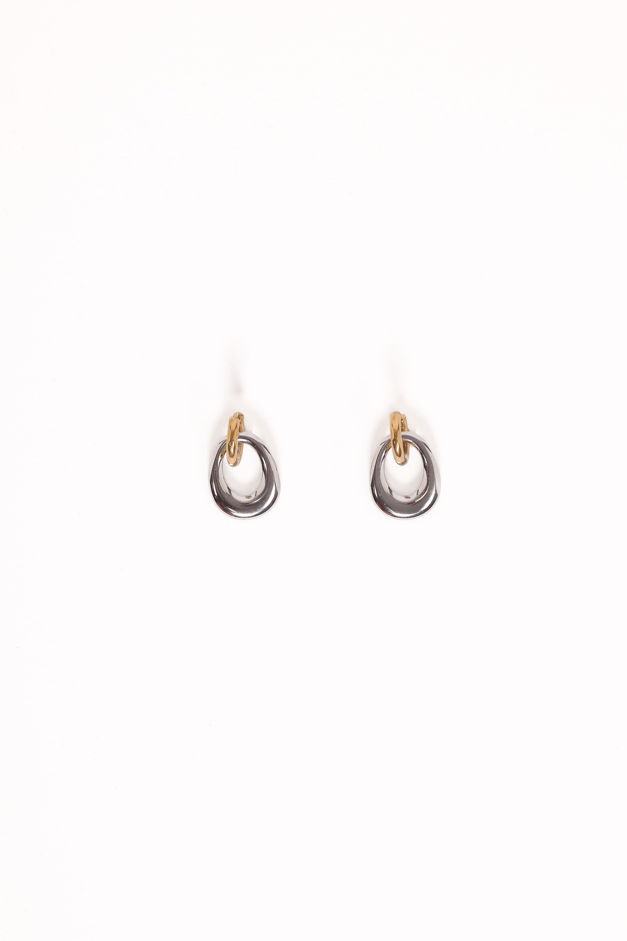 Petal and Pup USA ACCESSORIES Bowman Earrings - Gold/Silver One Size