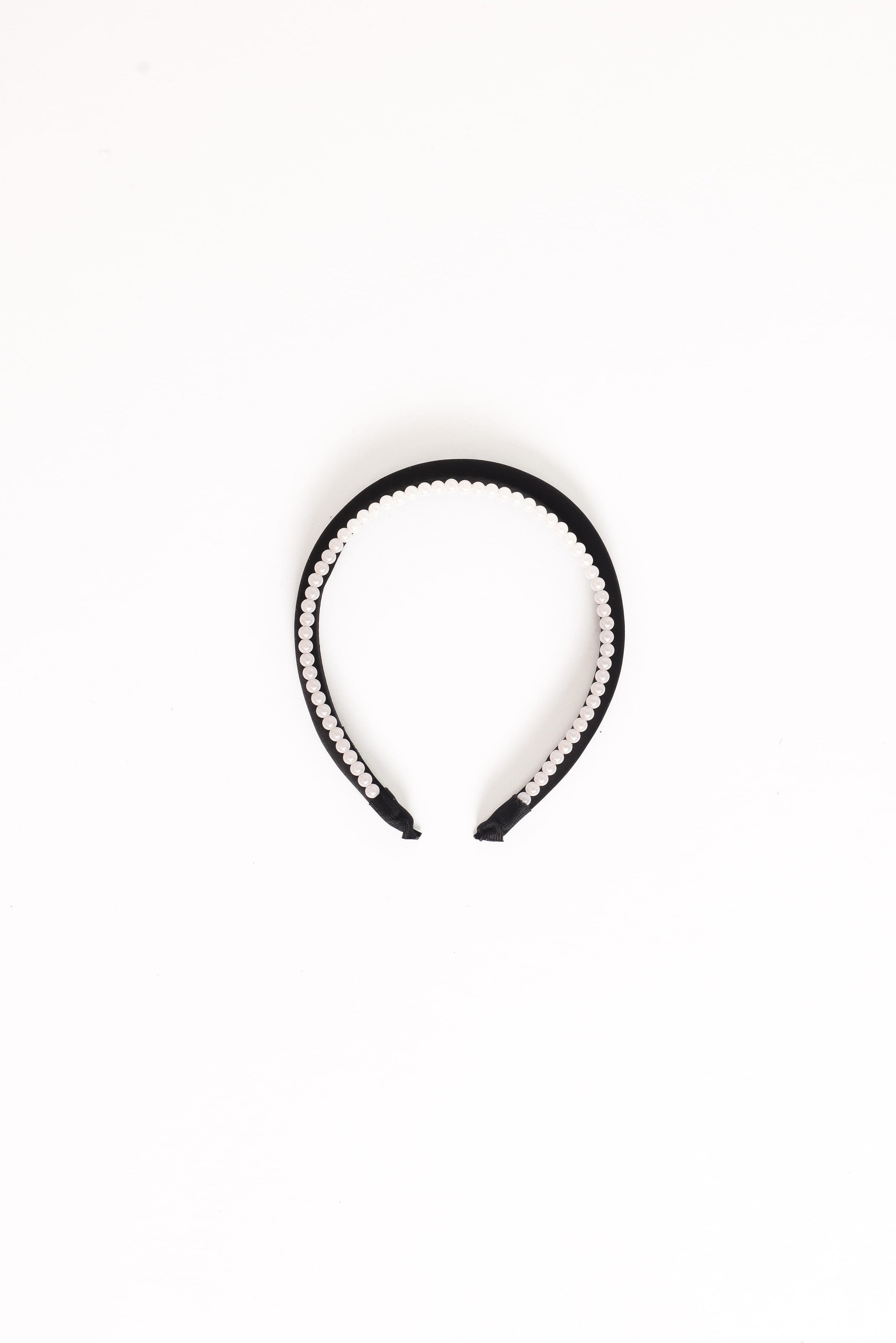 Petal and Pup USA ACCESSORIES Breanna Headband - Pearl/Black One Size