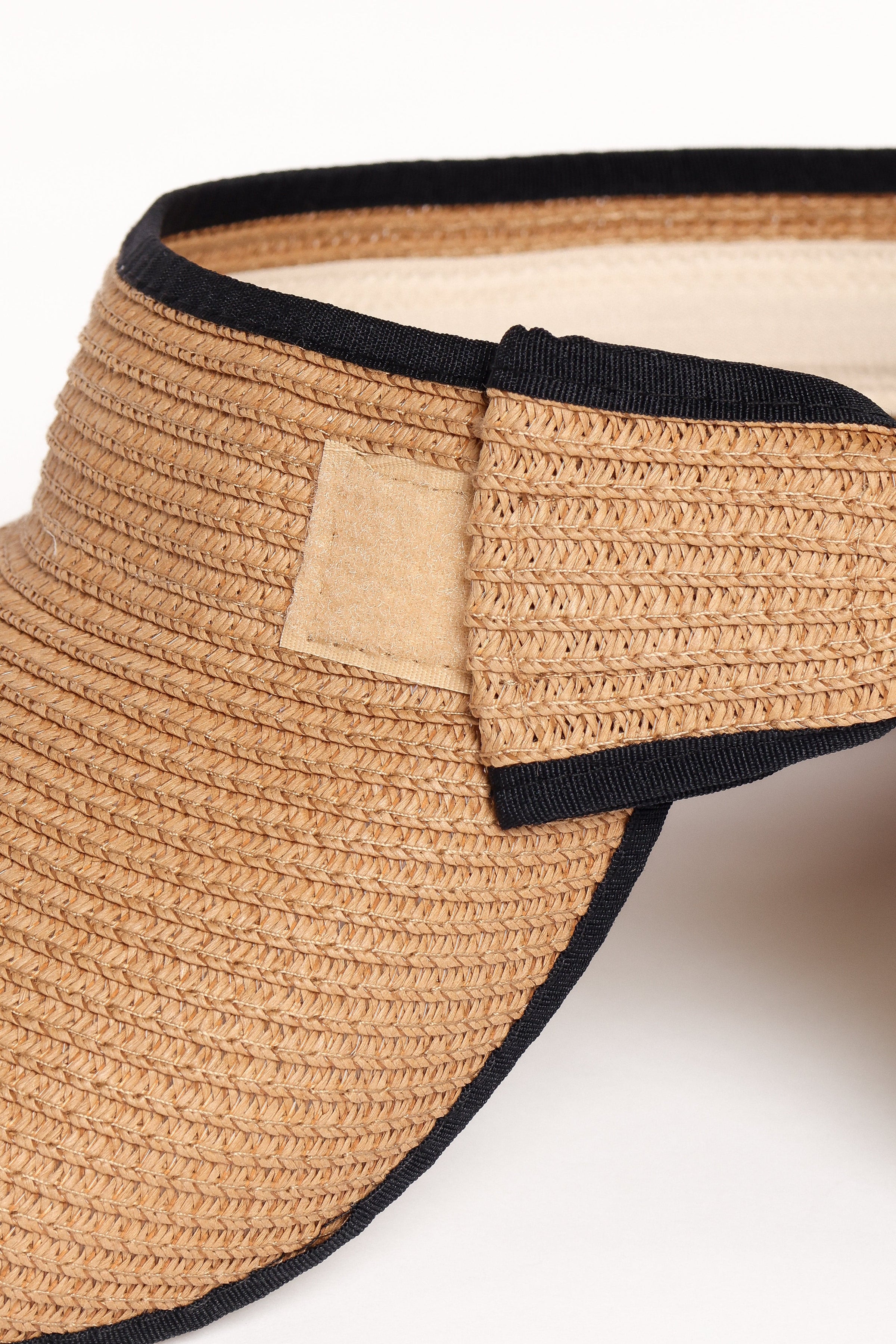 Petal and Pup USA ACCESSORIES Brigid Hat - Tan/Black One Size