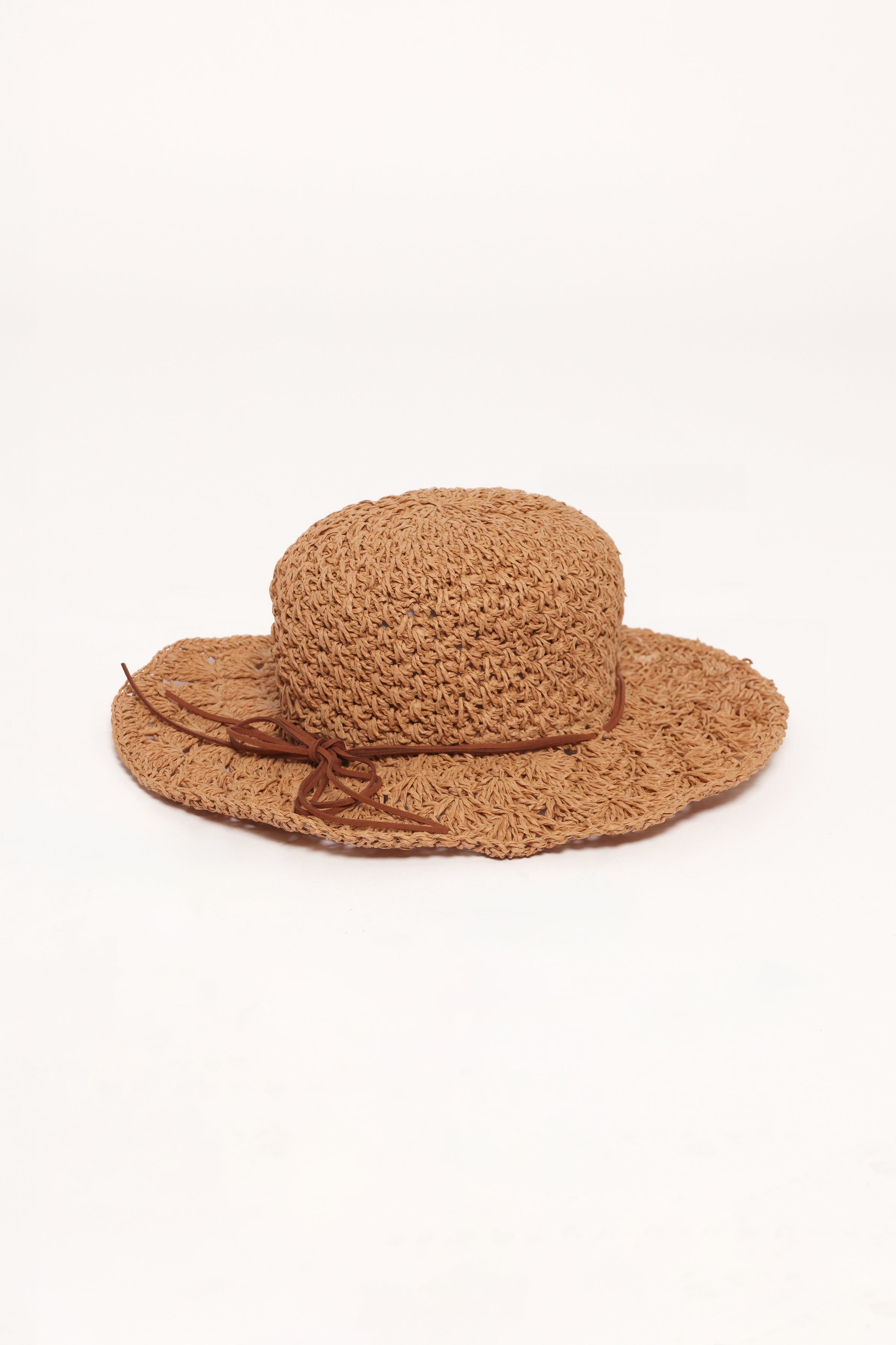 Petal and Pup USA ACCESSORIES Brooke Straw Hat - Tan One Size