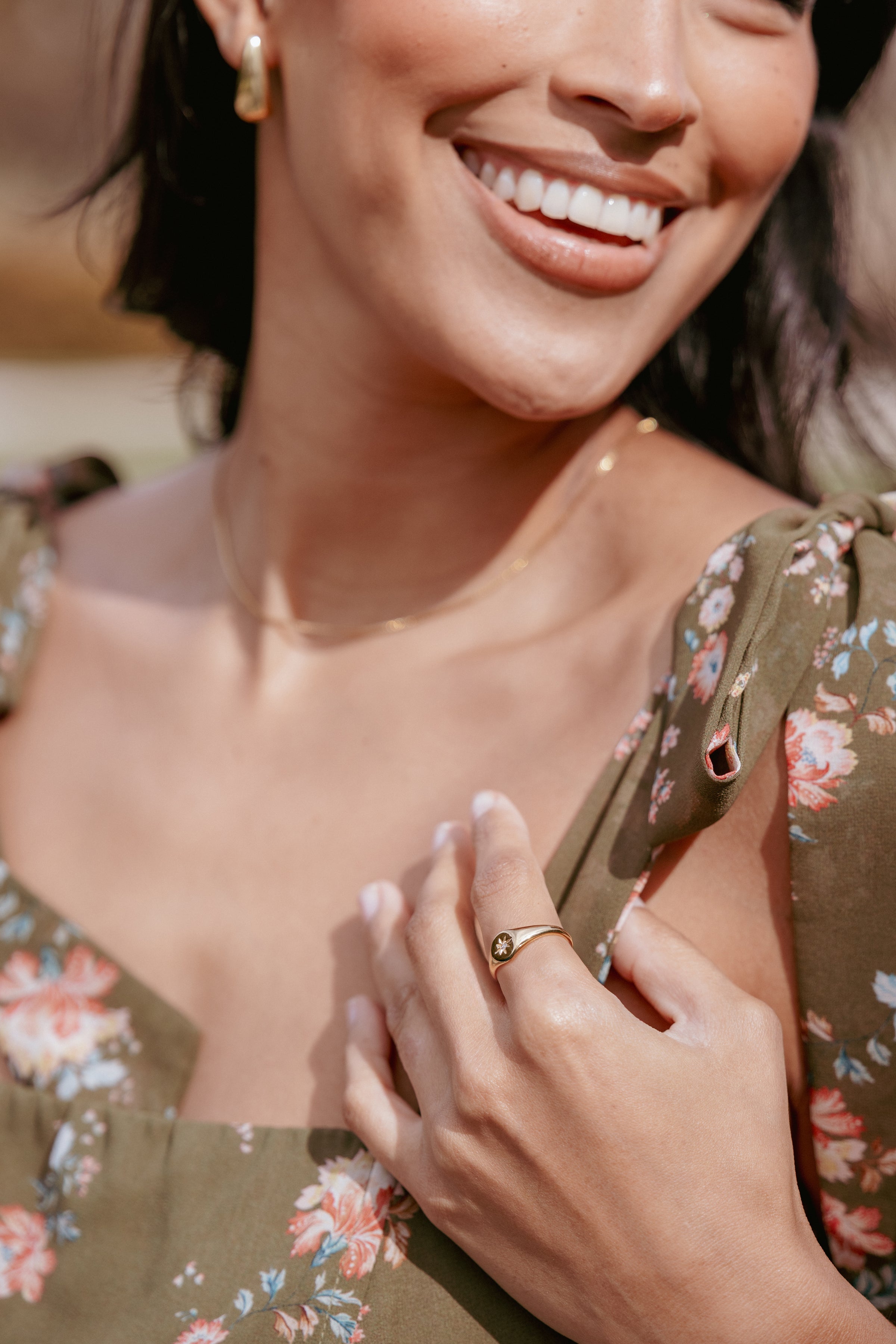 Petal and Pup USA ACCESSORIES Campbell Ring - Gold One Size