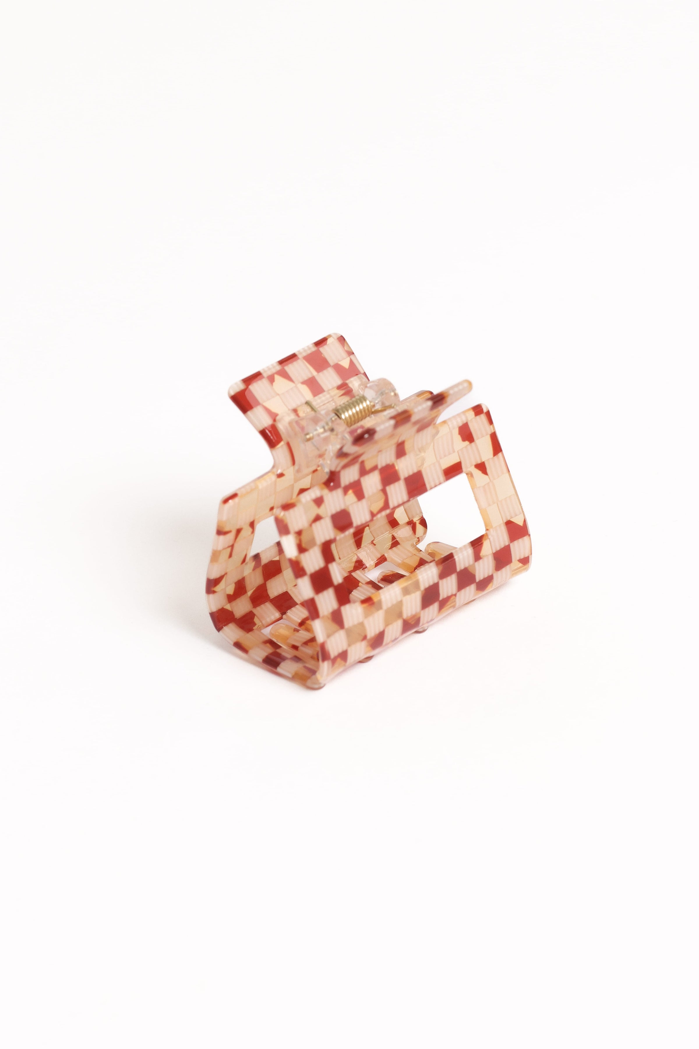 Petal and Pup USA ACCESSORIES Capri Hair Clip - Tan Check One Size