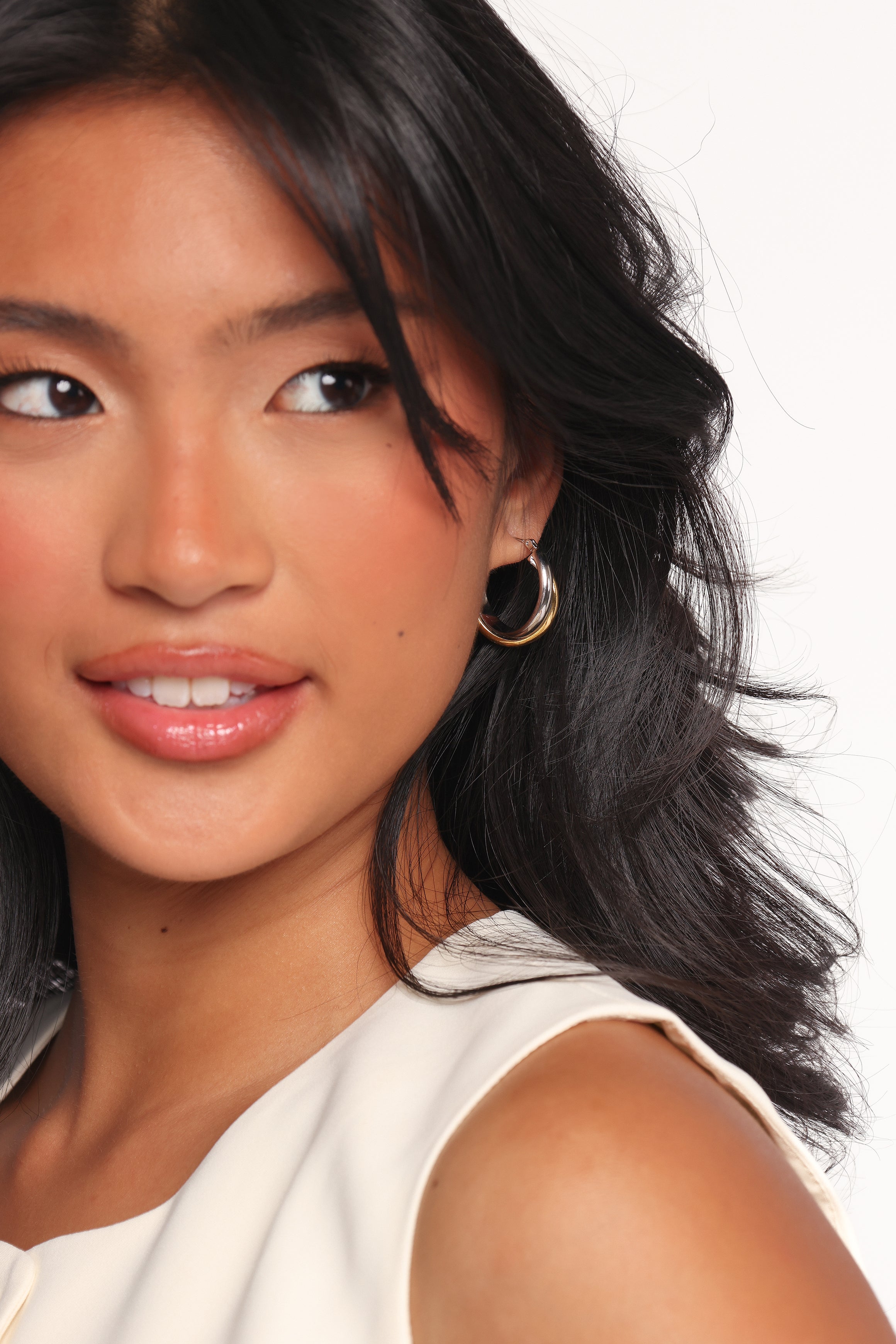 Petal and Pup USA ACCESSORIES Carlotta Earrings - Gold/Silver One Size