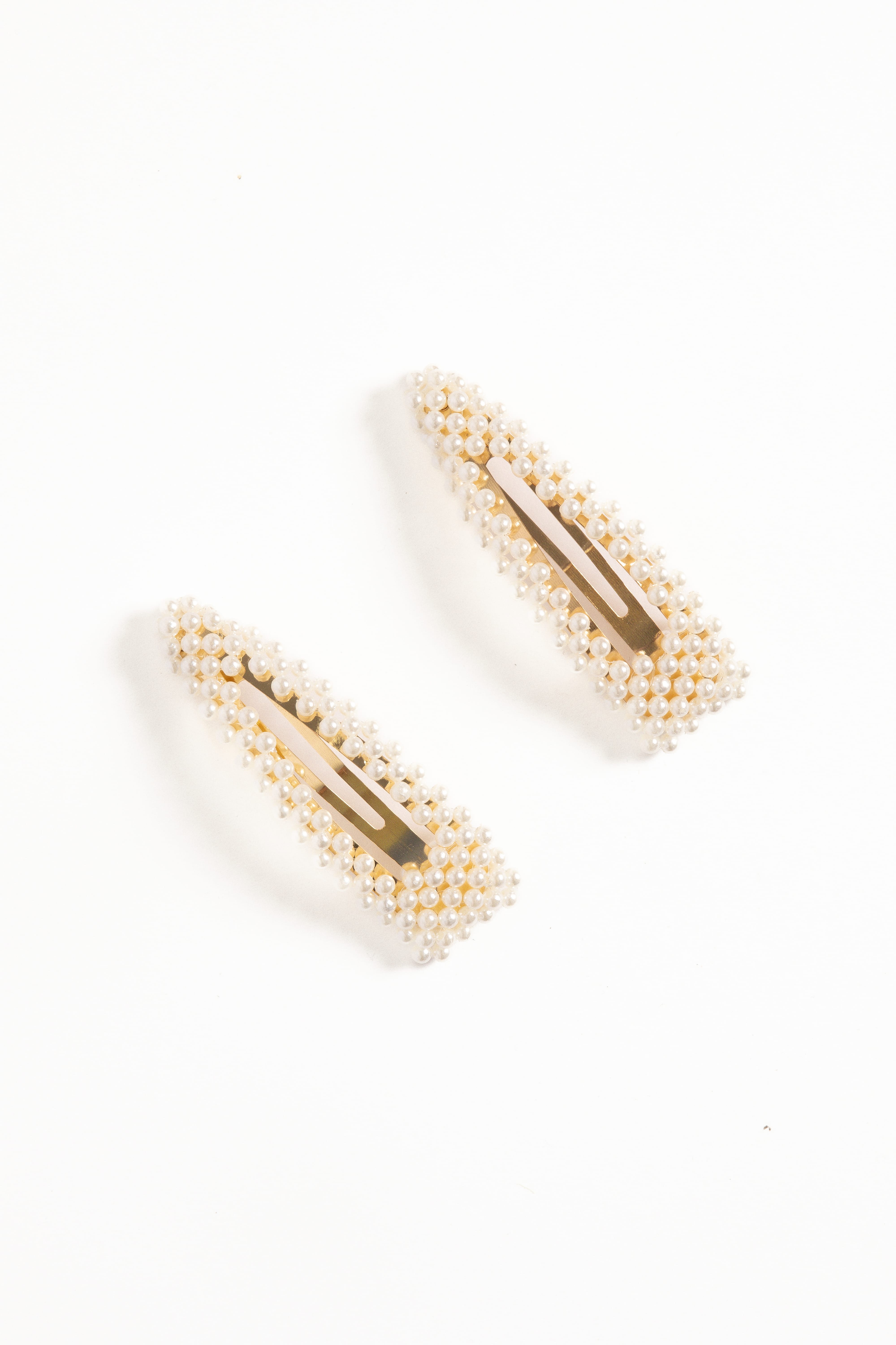 Petal and Pup USA ACCESSORIES Carmen Hair Clip Set - Pearl One Size