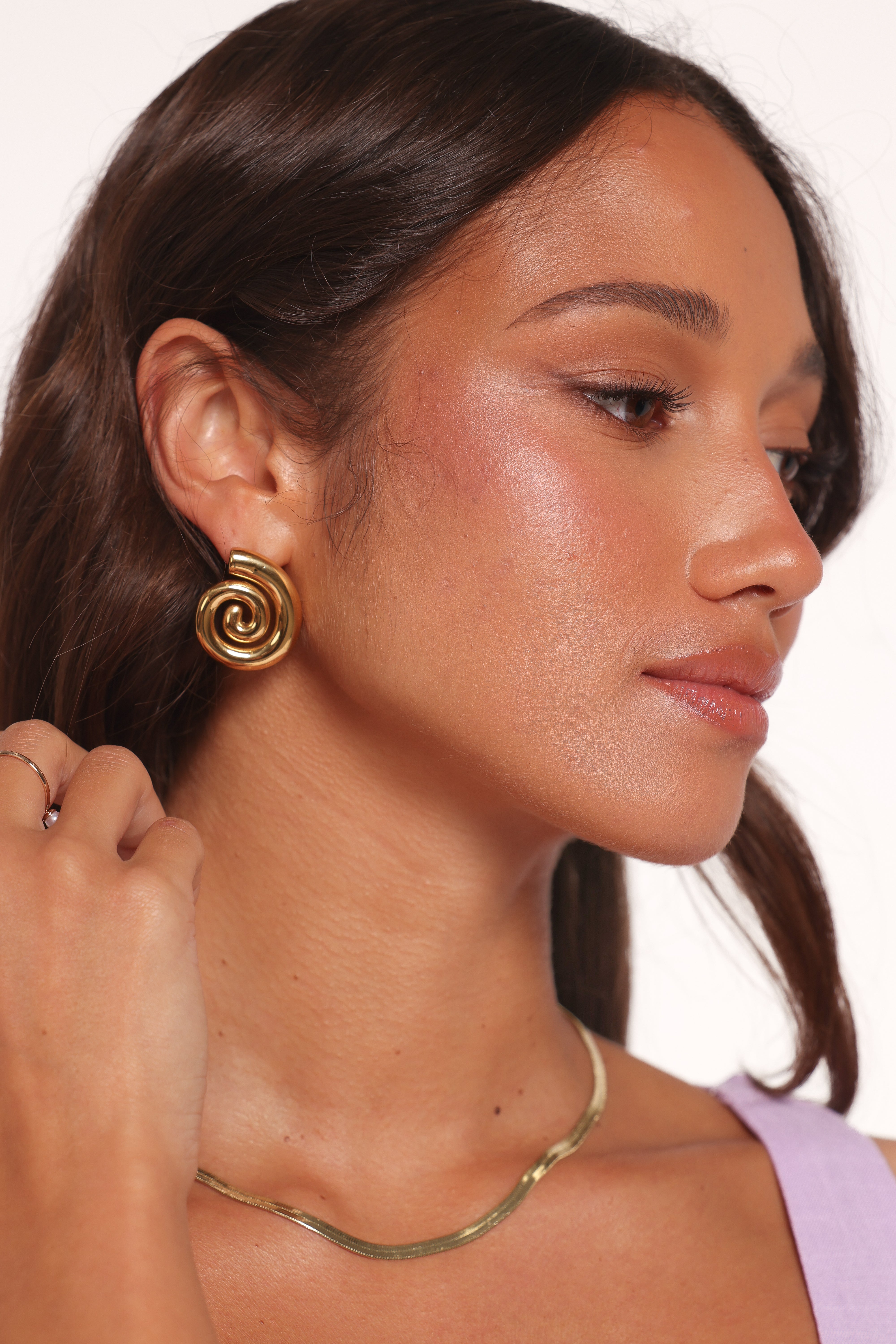Petal and Pup USA ACCESSORIES Caspian Earrings - Gold One Size
