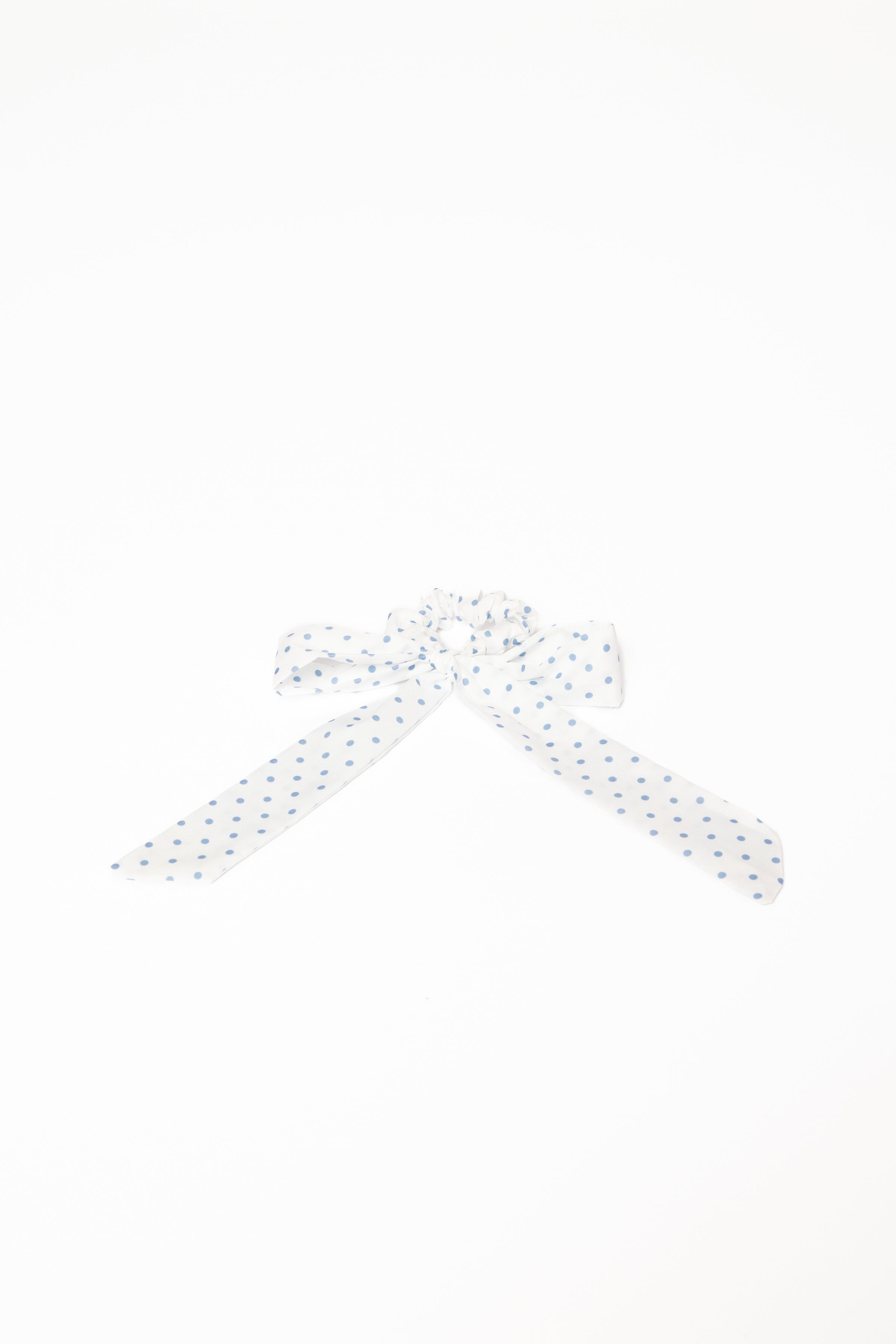 Petal and Pup USA ACCESSORIES Cass Bow Scrunchie - White One Size