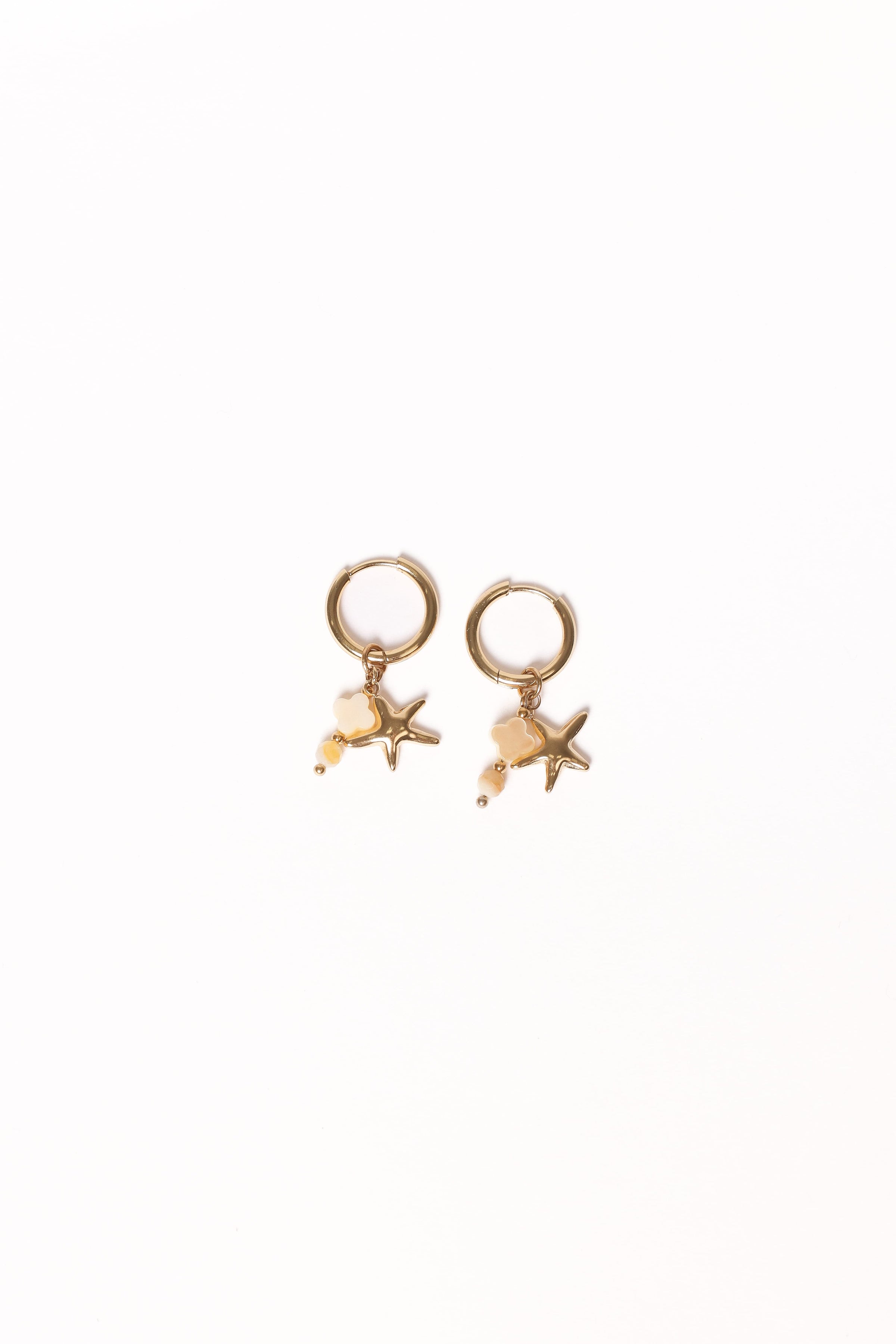 Petal and Pup USA ACCESSORIES Catania Charm Earrings - Gold One Size