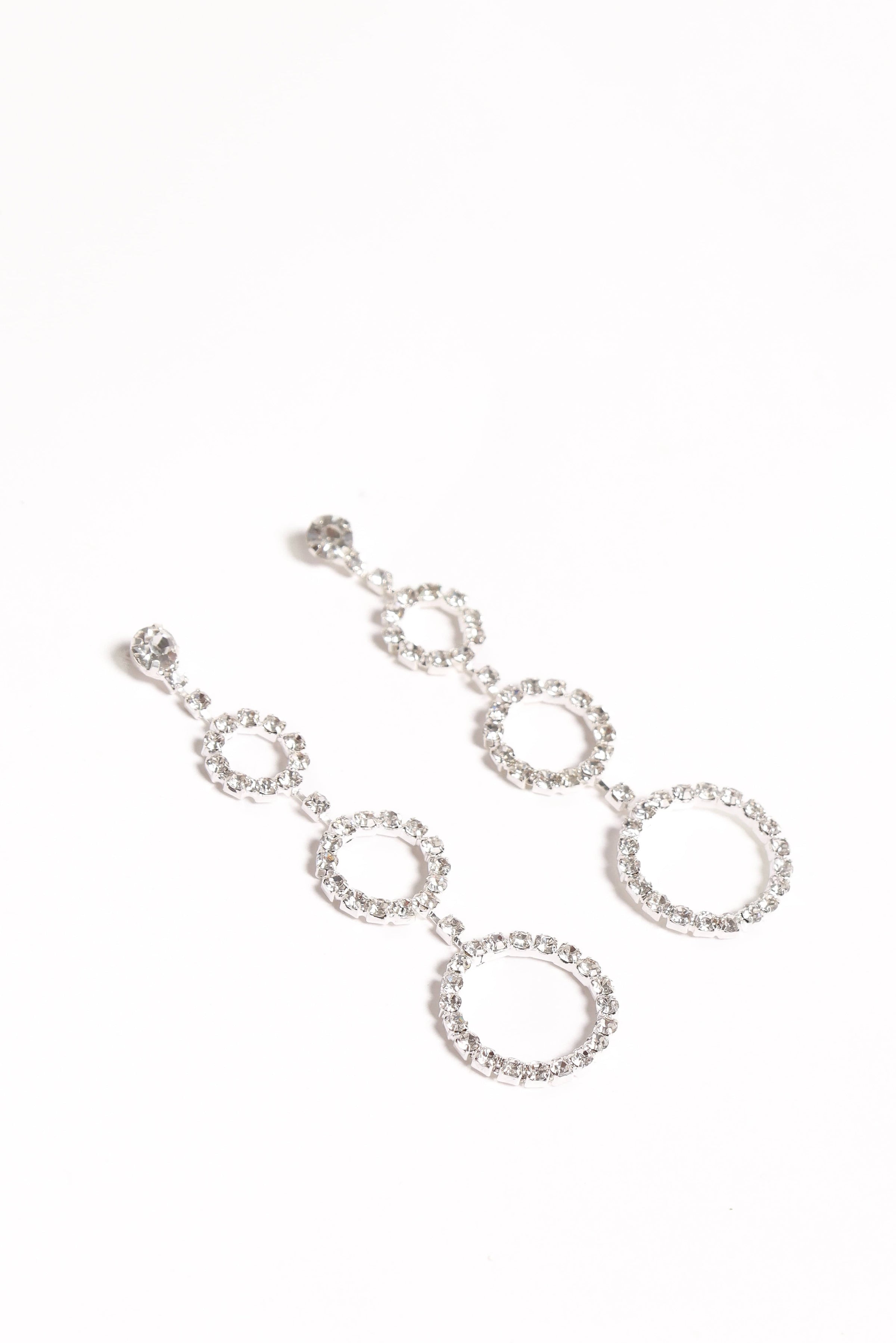 Petal and Pup USA ACCESSORIES Celeste Earrings - Silver One Size