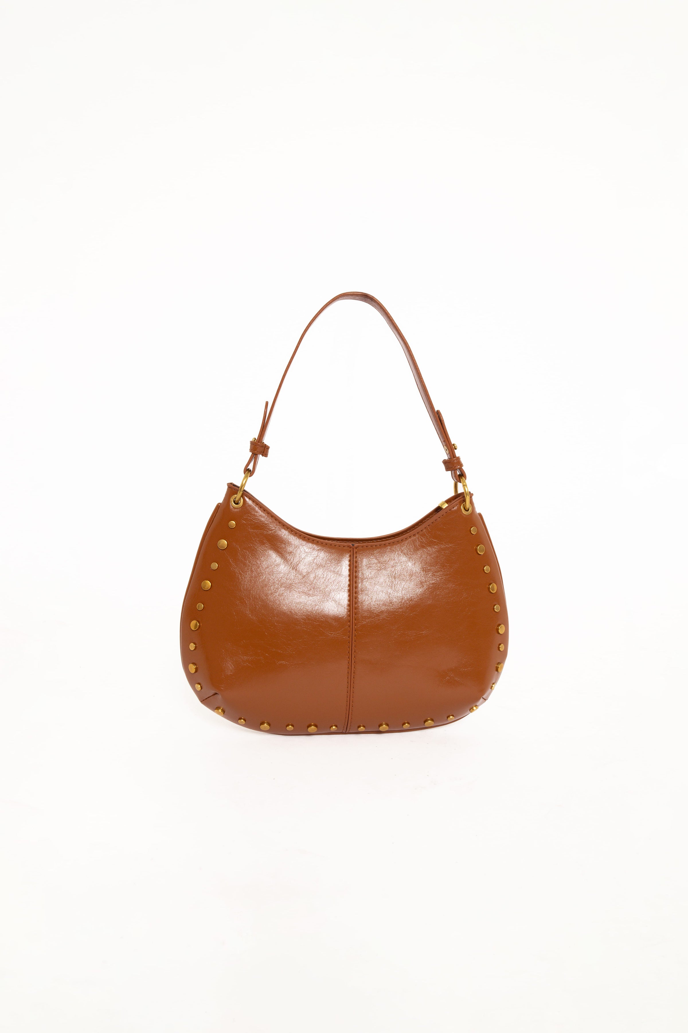 Petal and Pup USA ACCESSORIES Celia Studded Bag - Tan One Size