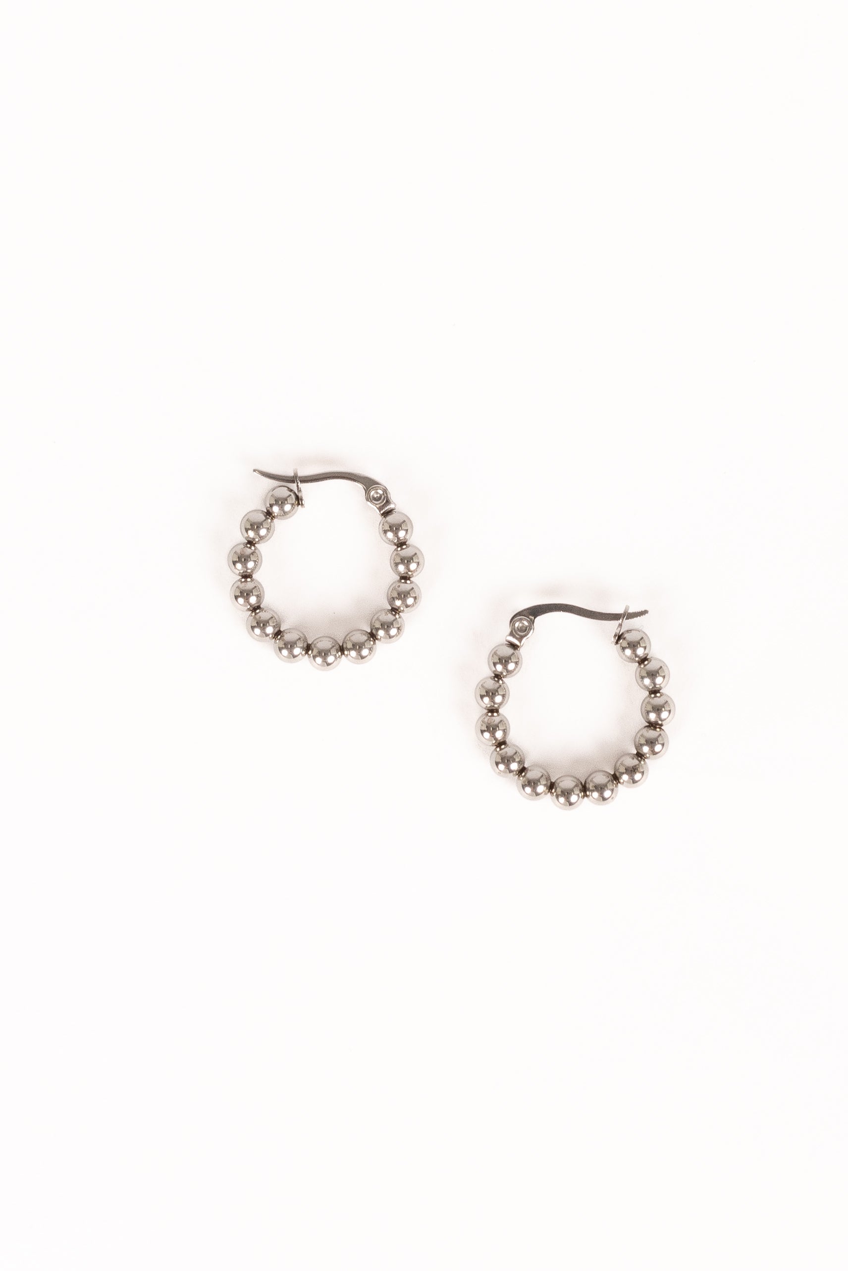 Petal and Pup USA ACCESSORIES Chloe Hoop Earrings - Silver One Size