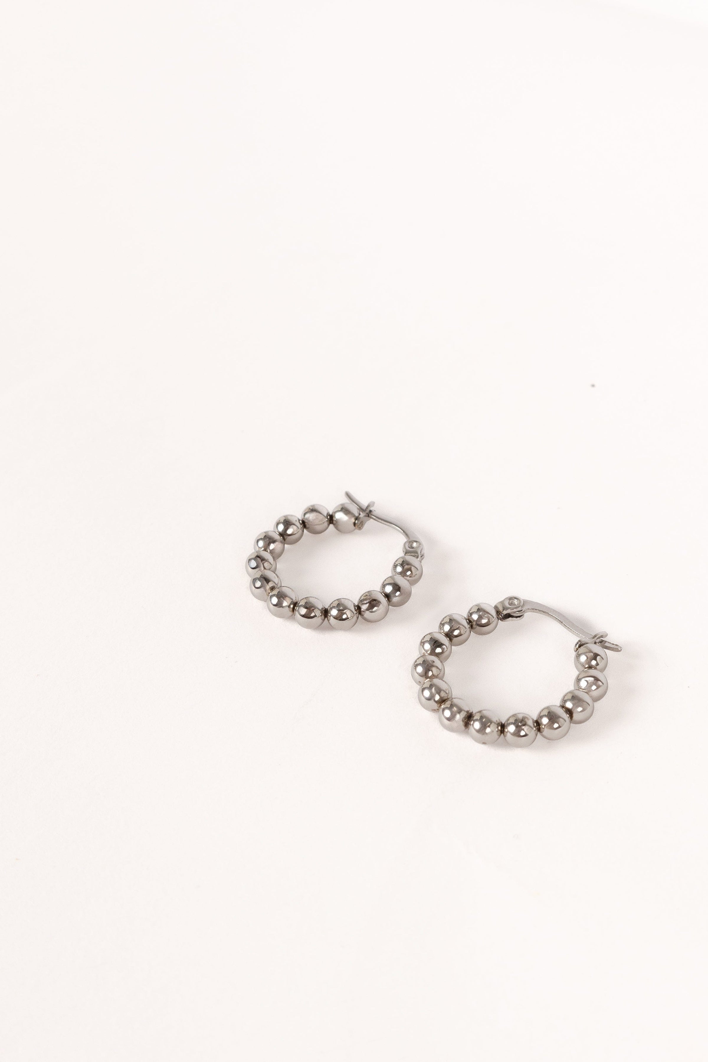 Petal and Pup USA ACCESSORIES Chloe Hoop Earrings - Silver One Size