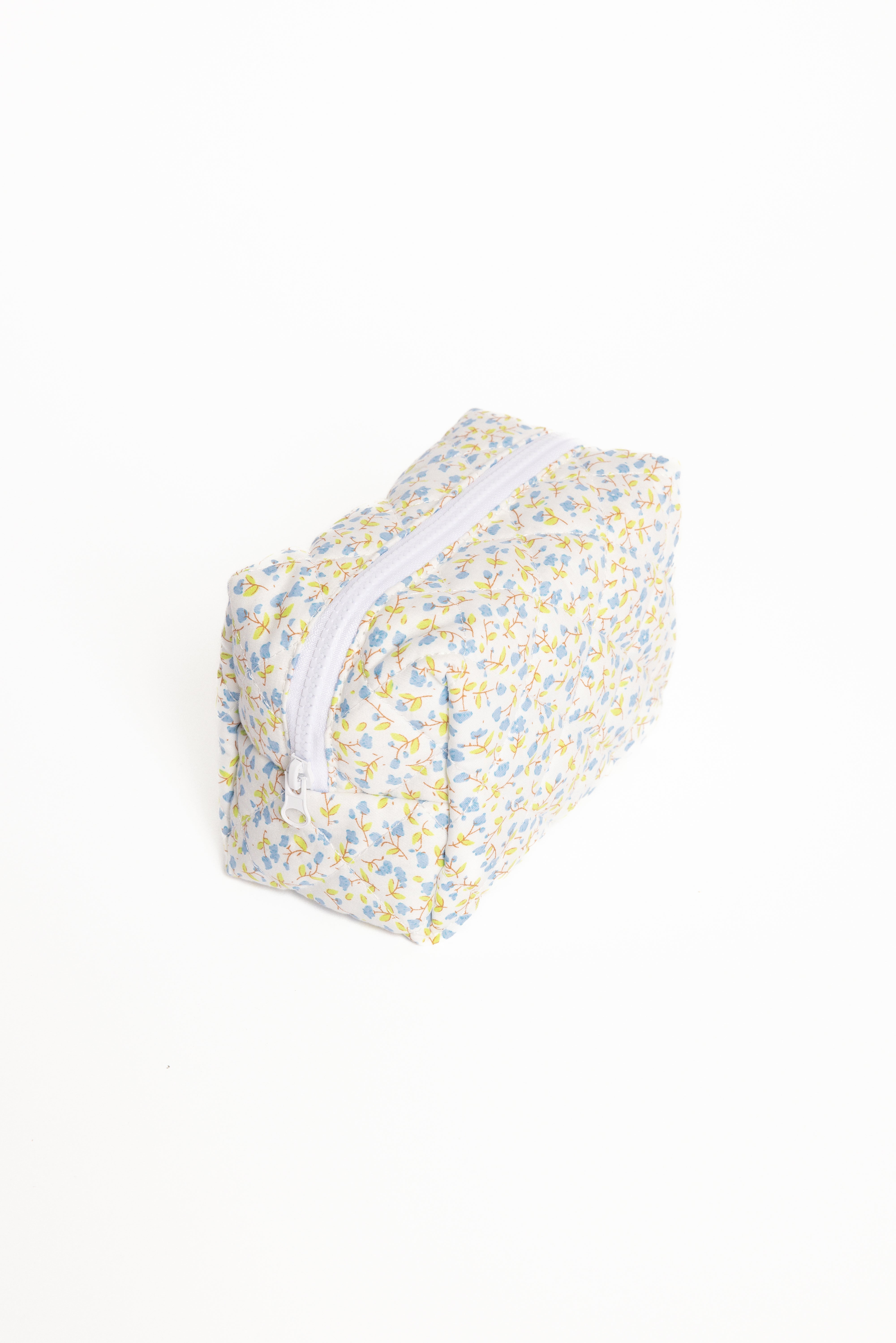 Petal and Pup USA ACCESSORIES Clementine Cosmetic Bag - Blue Floral One Size