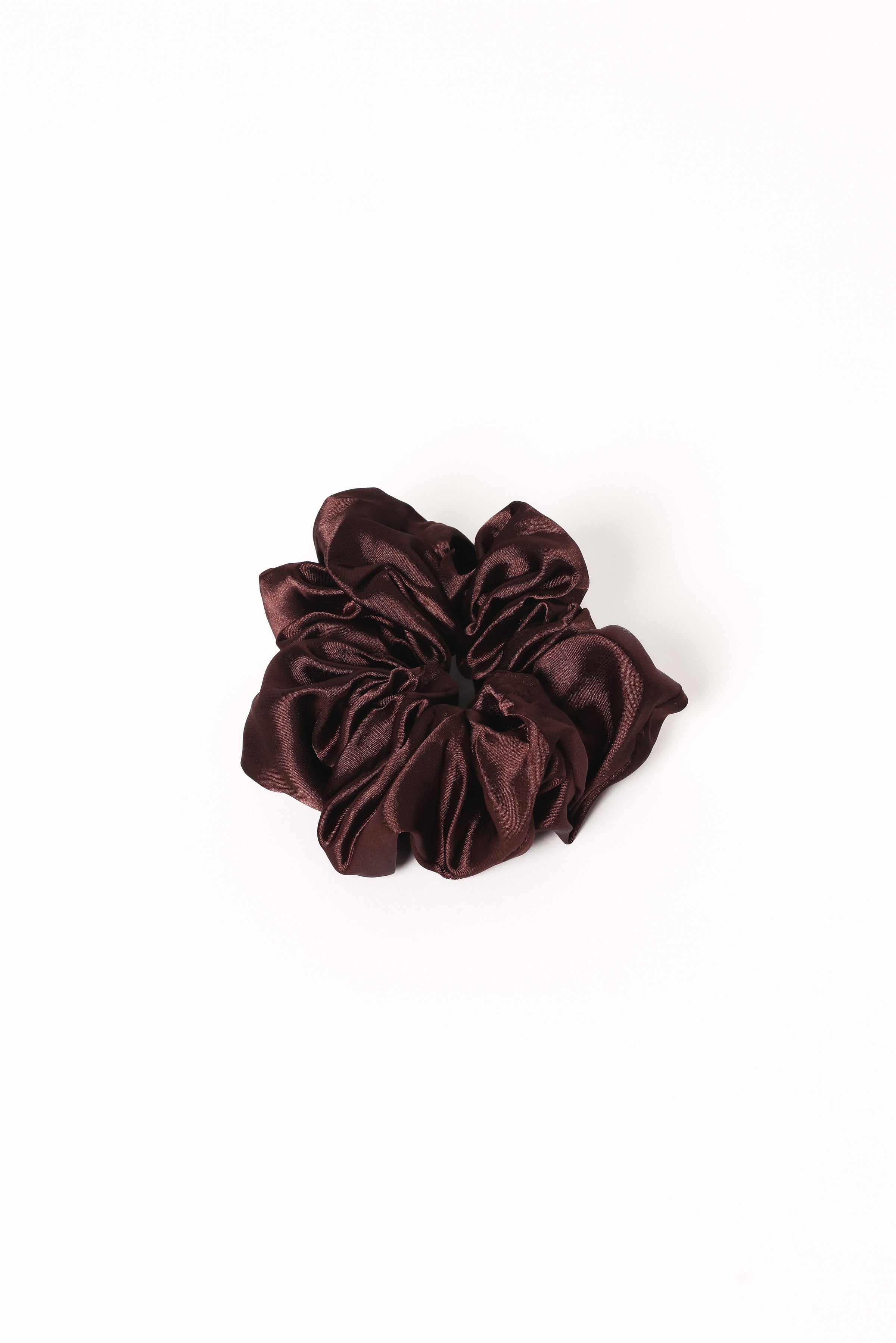 Petal and Pup USA ACCESSORIES Cooper Scrunchie - Chocolate Brown One Size