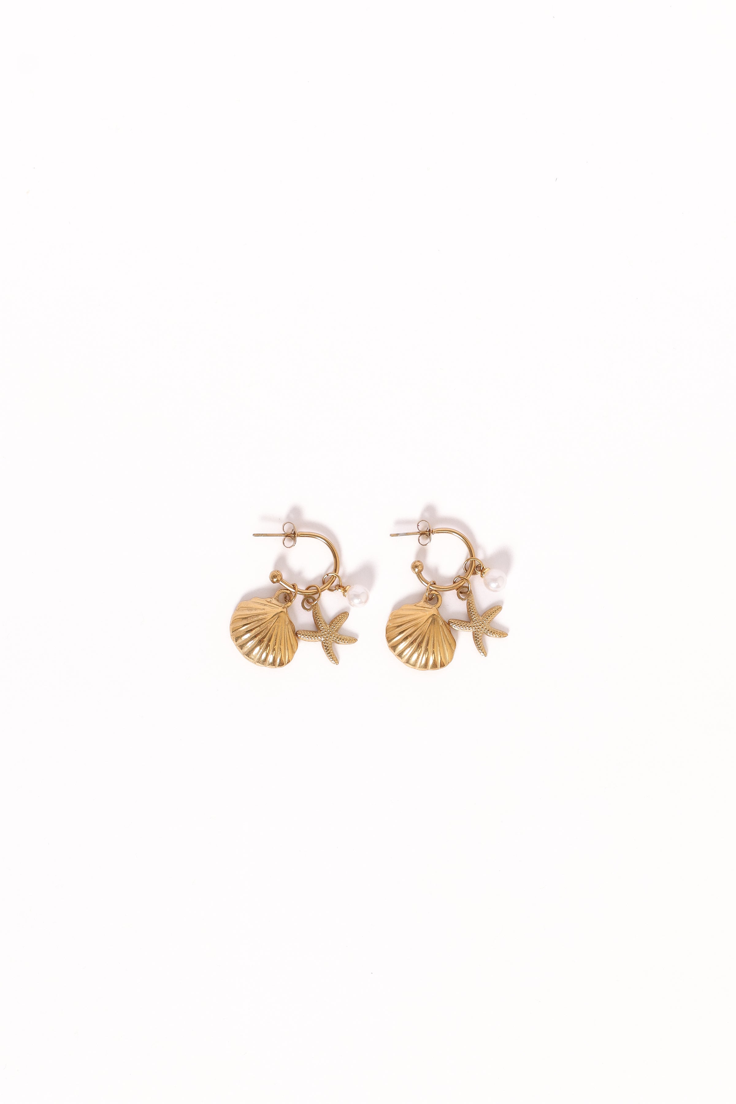 Petal and Pup USA ACCESSORIES Cypress Earrings - Gold One Size