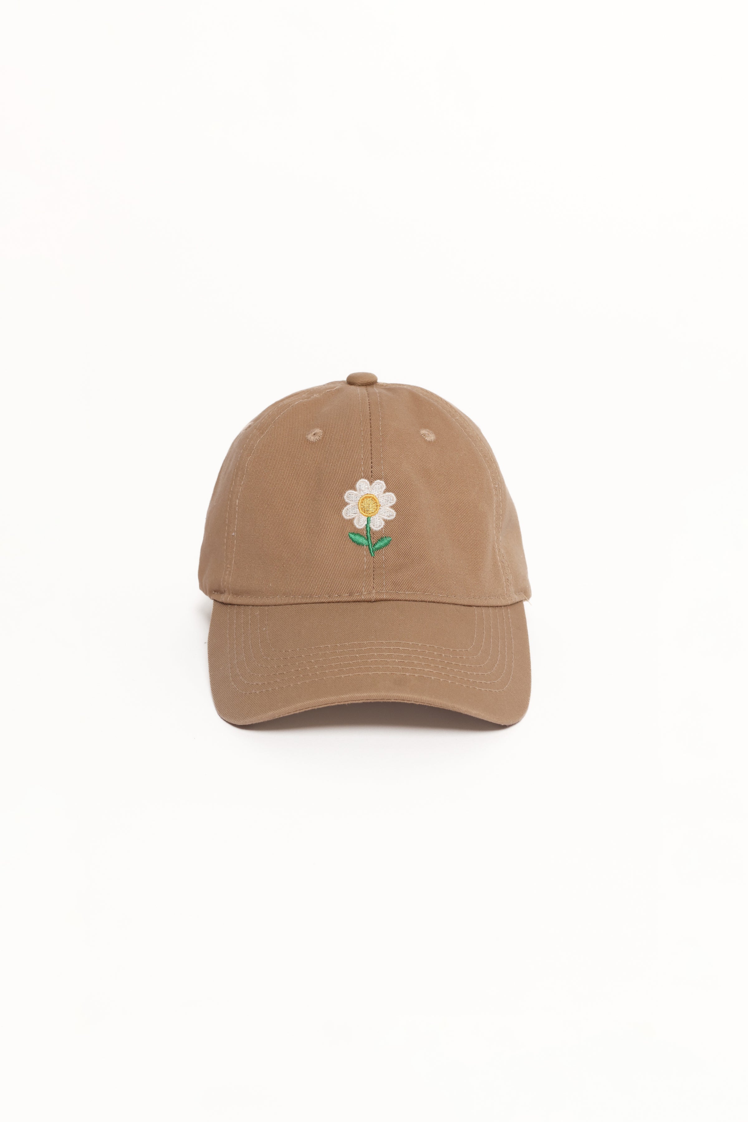 Petal and Pup USA ACCESSORIES Daisy Cap - Beige One Size