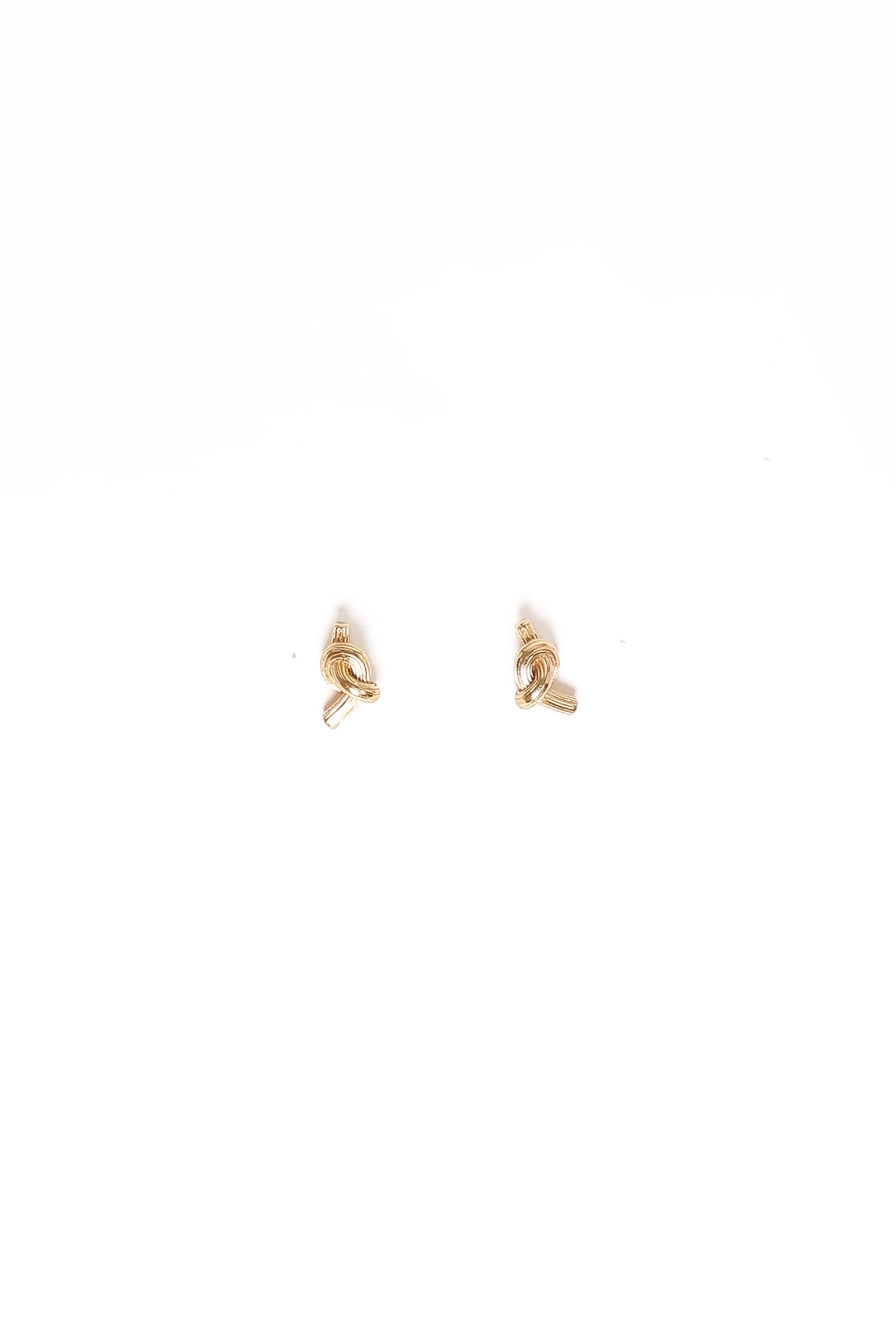 Petal and Pup USA ACCESSORIES Dakota Knot Earrings - Gold One Size