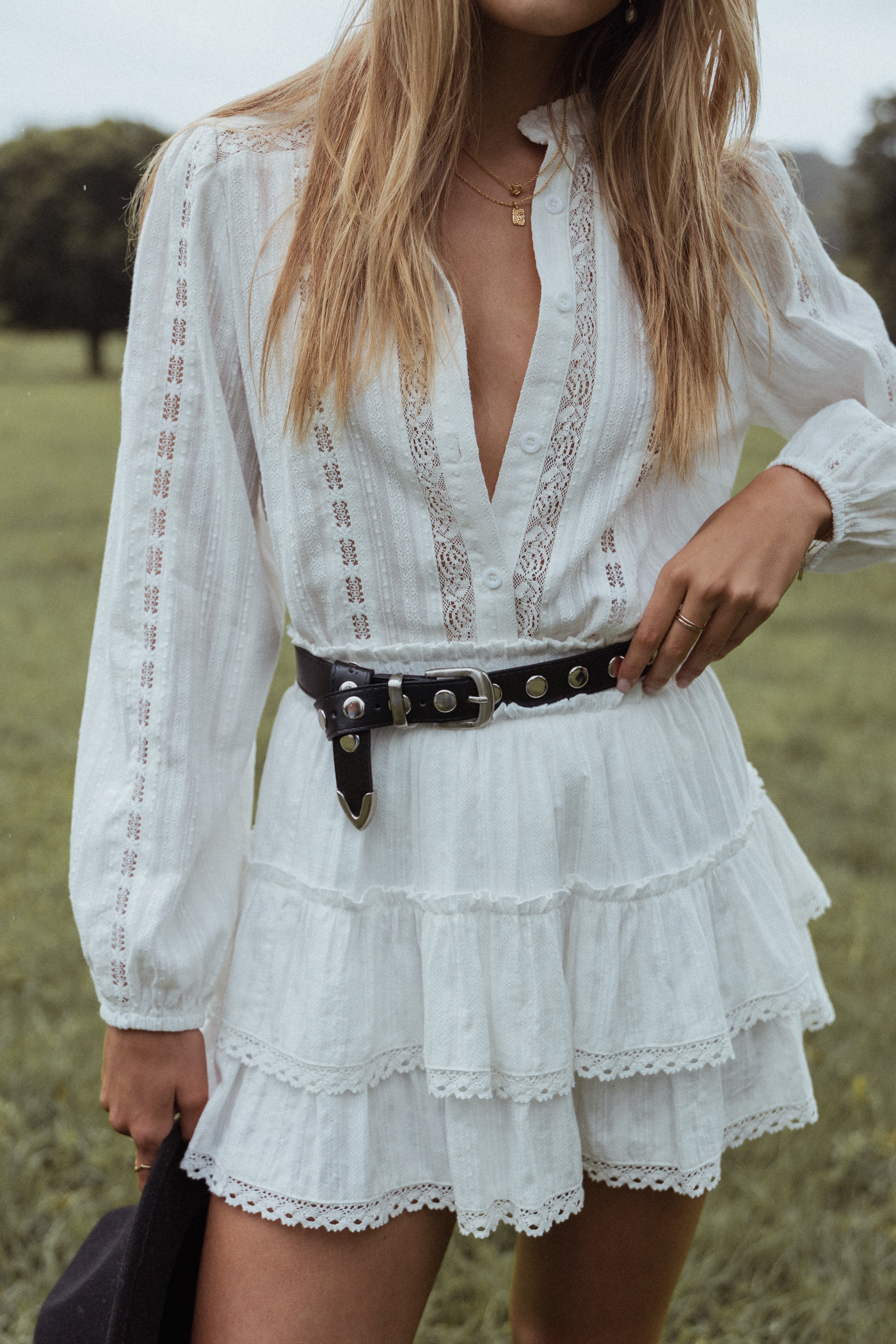 Petal and Pup USA ACCESSORIES Dallas Belt - Black One Size