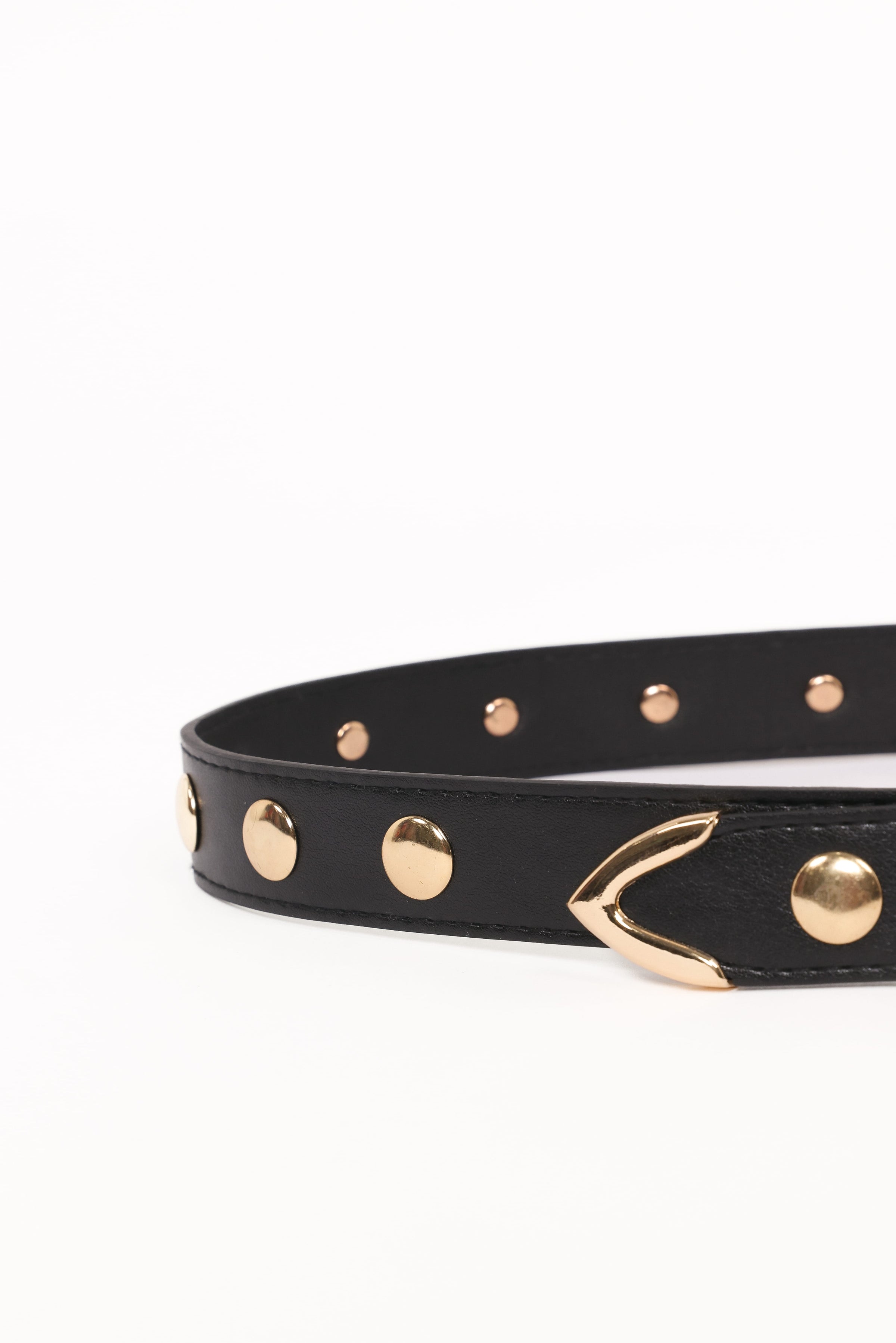 Petal and Pup USA ACCESSORIES Dallas Studded Belt - Black One Size