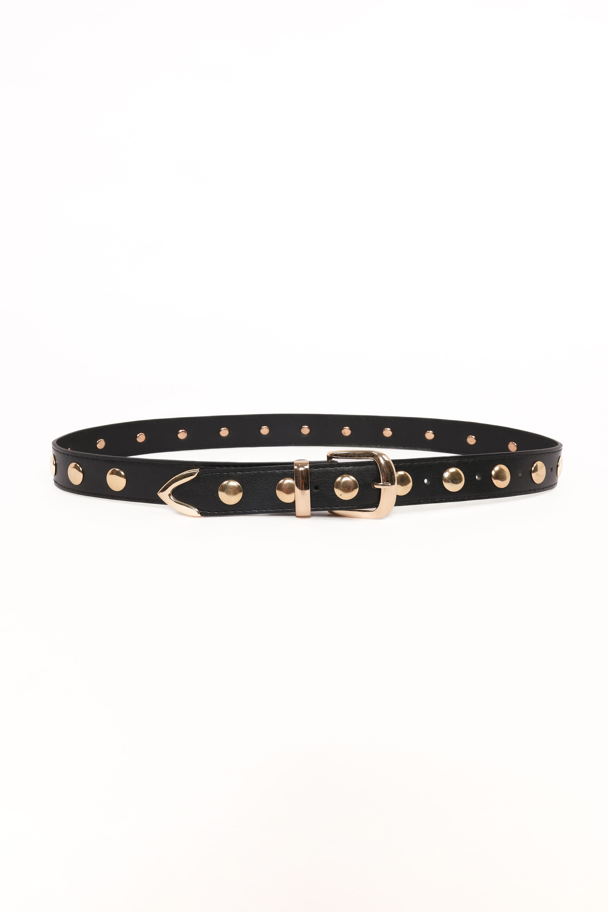 Petal and Pup USA ACCESSORIES Dallas Studded Belt - Black One Size