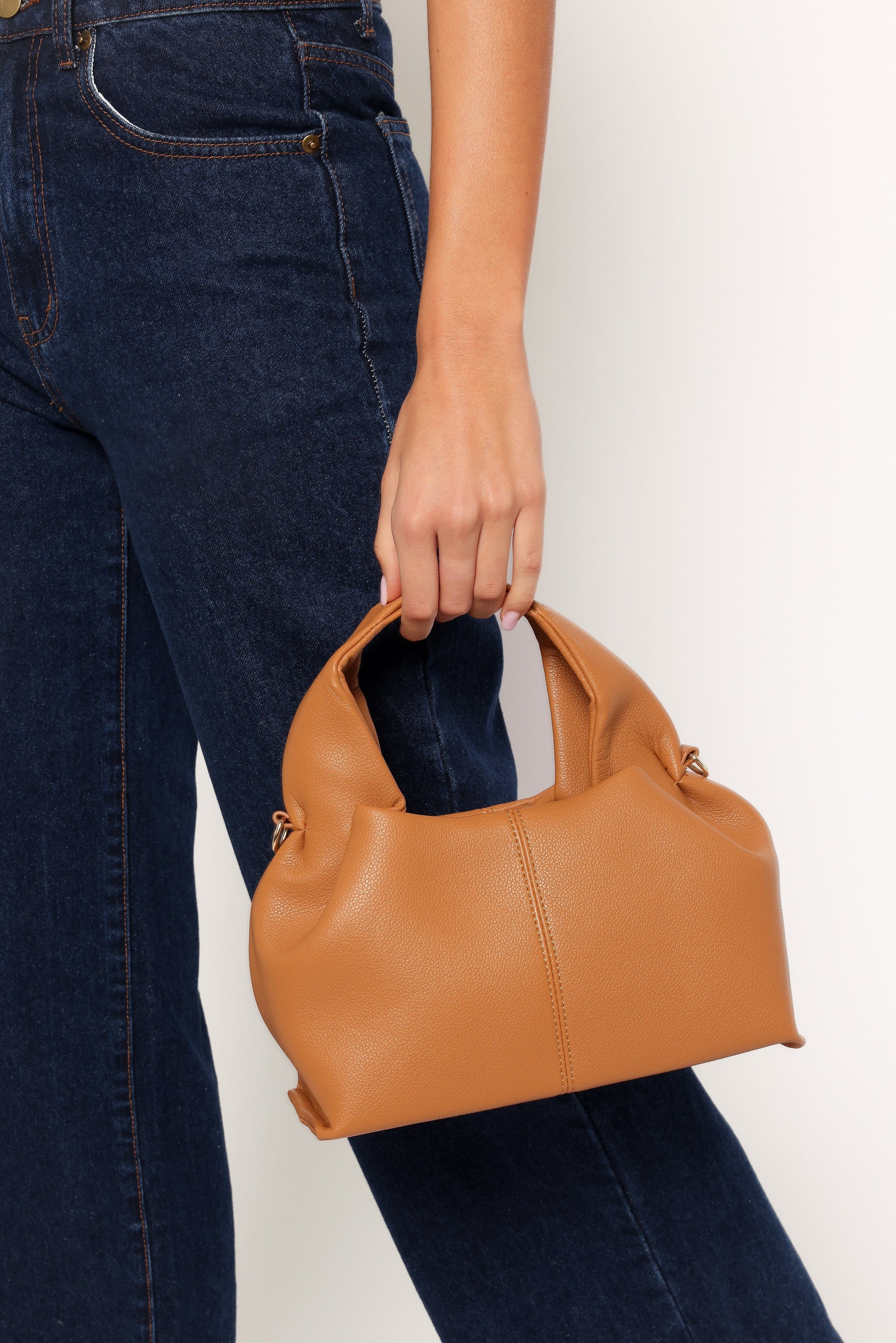 Petal and Pup USA ACCESSORIES Daphne Handbag - Brown One Size