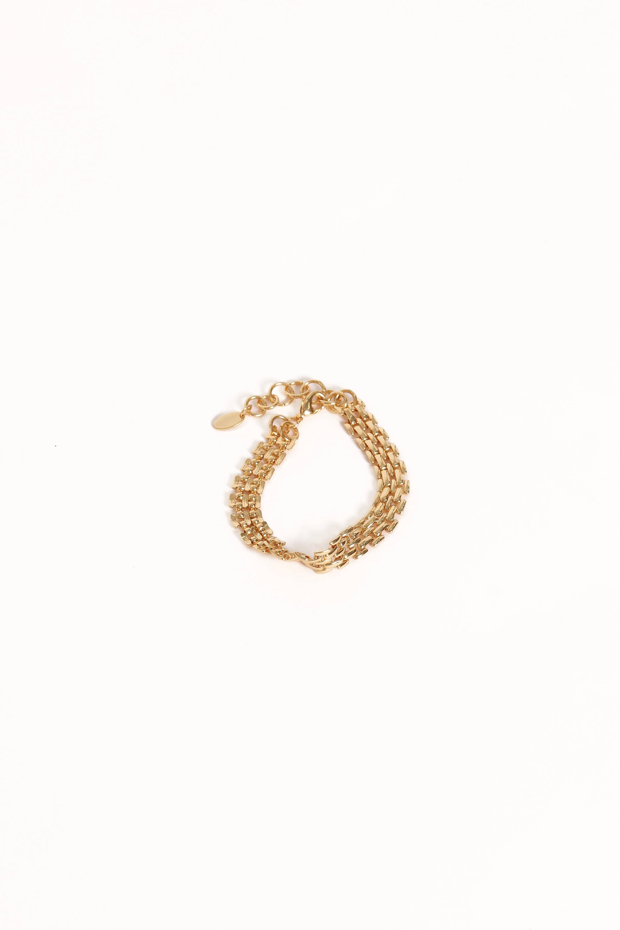 Petal and Pup USA ACCESSORIES Drew Bracelet - Gold One Size