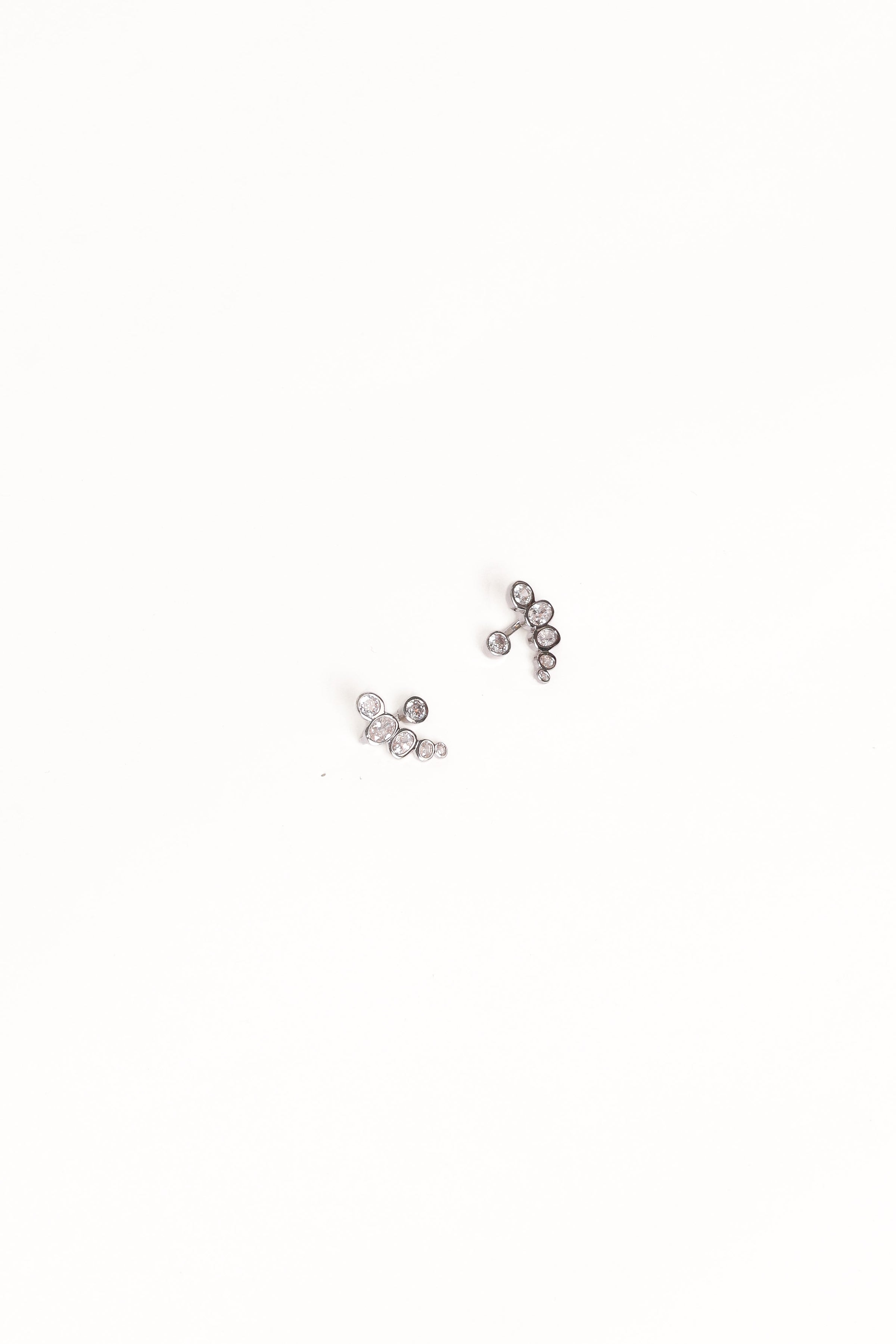 Petal and Pup USA ACCESSORIES Elisa Earrings - Silver One Size