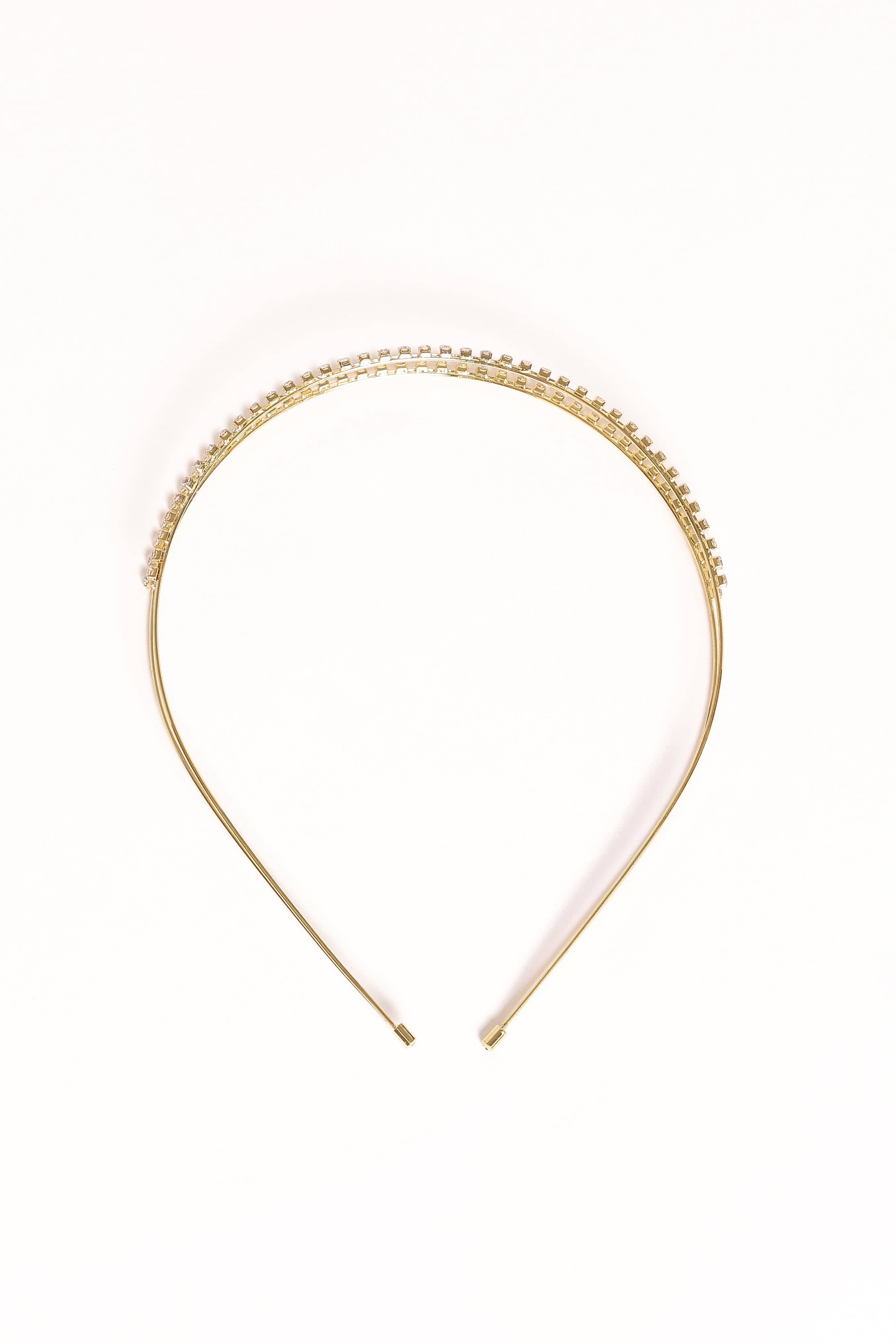 Petal and Pup USA ACCESSORIES Ellah Headband - Gold One Size
