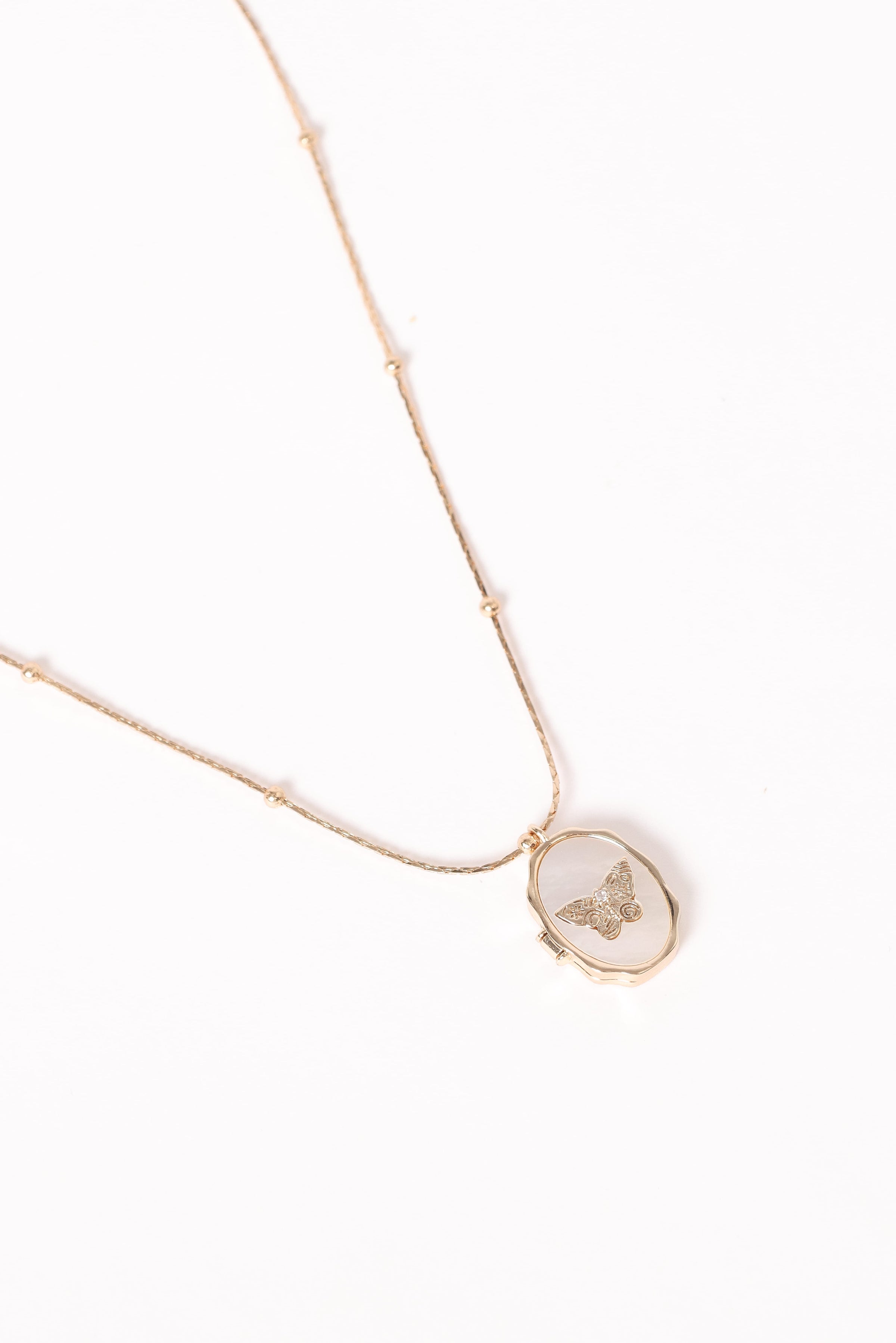 Petal and Pup USA ACCESSORIES Emory Necklace - Gold One Size