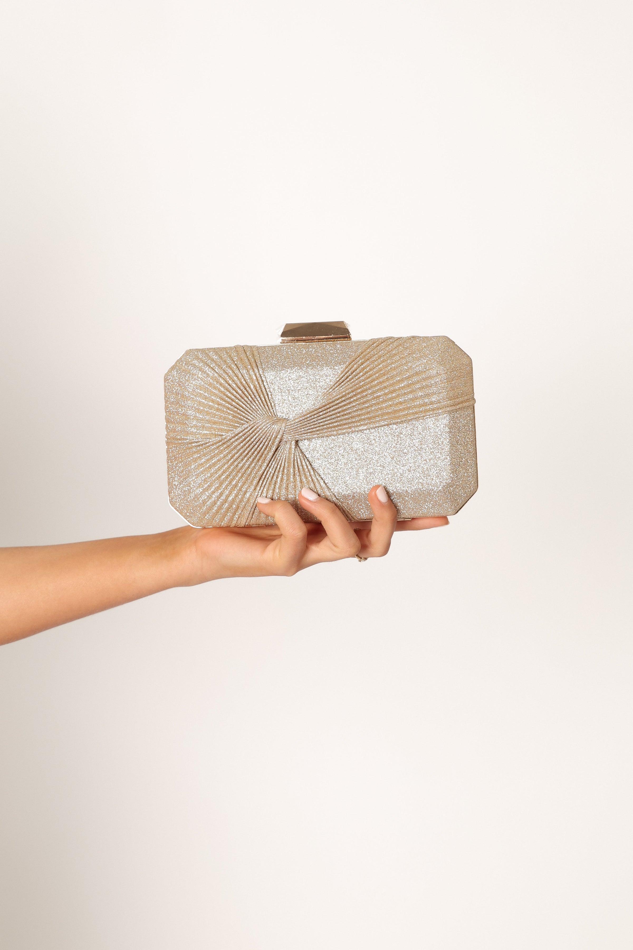 Petal and Pup USA ACCESSORIES Estelle Clutch - Gold One Siz