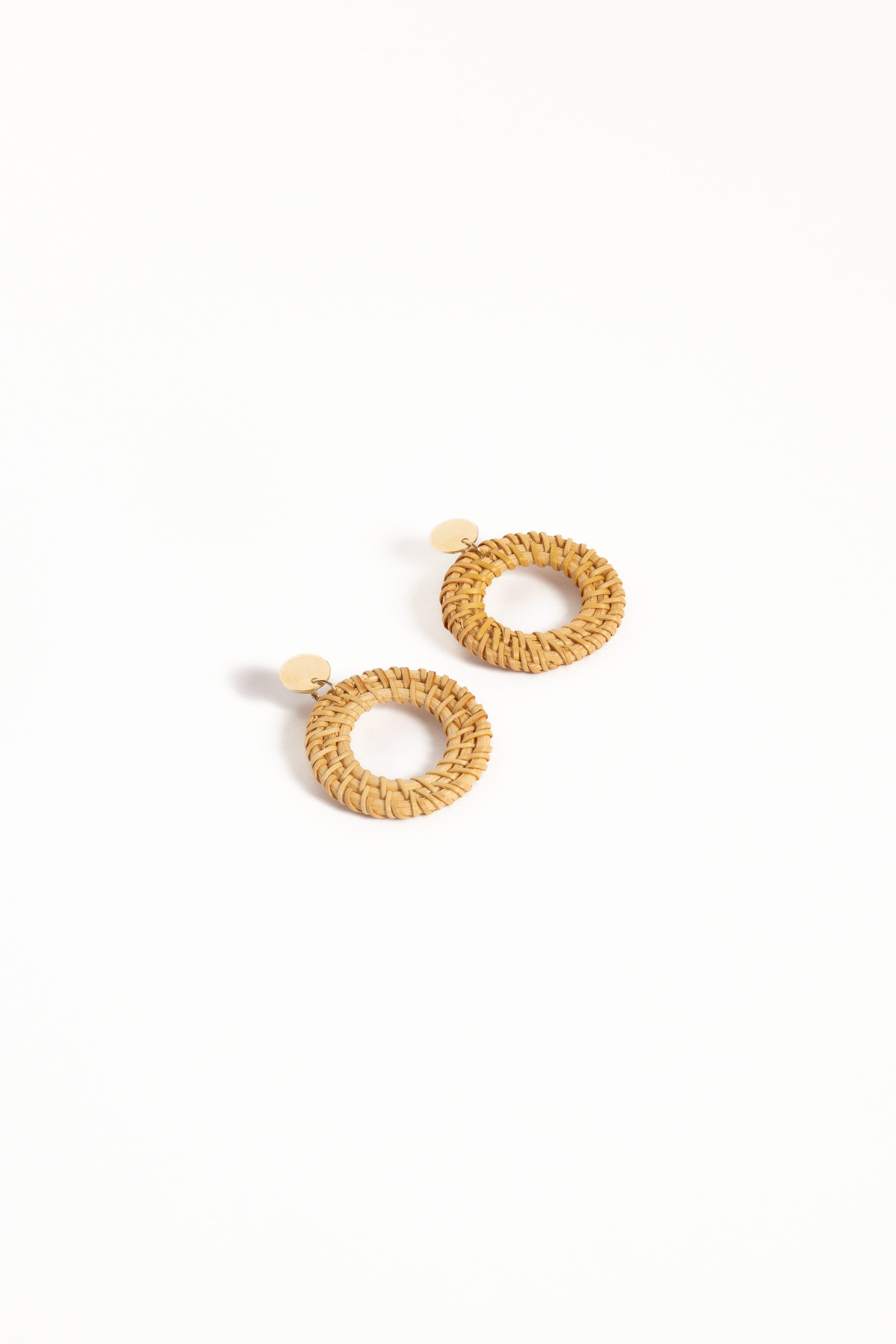 Petal and Pup USA ACCESSORIES Esther Earrings - Tan One Size