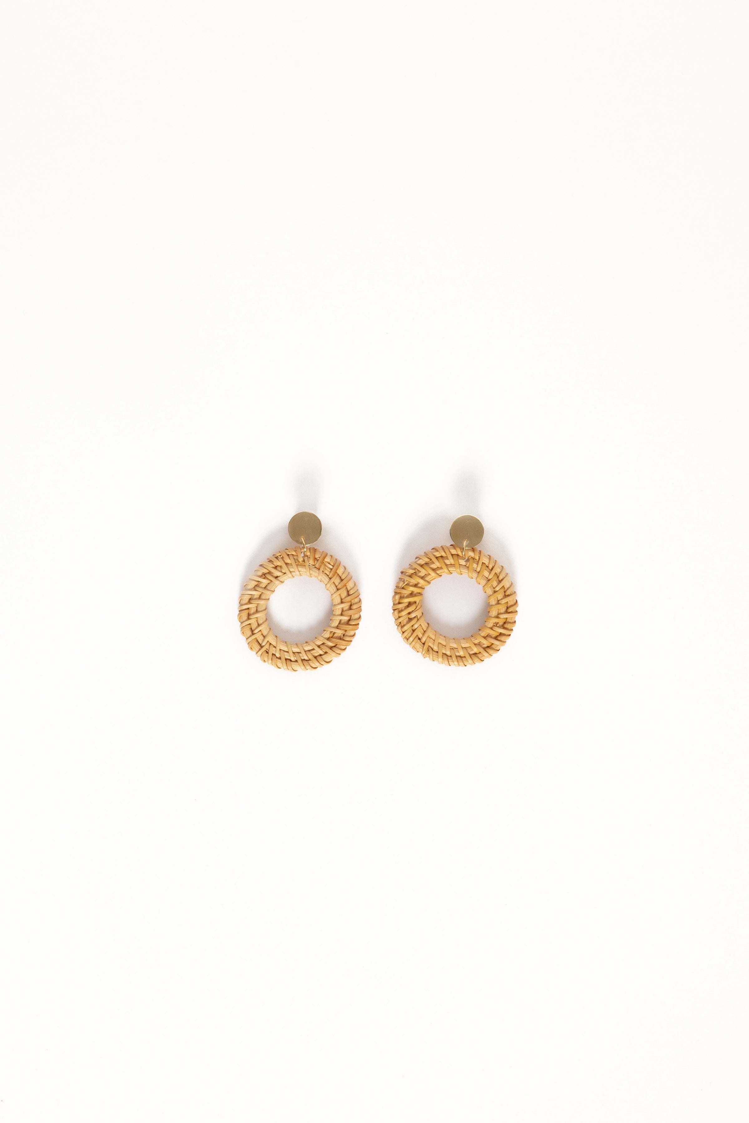 Petal and Pup USA ACCESSORIES Esther Earrings - Tan One Size